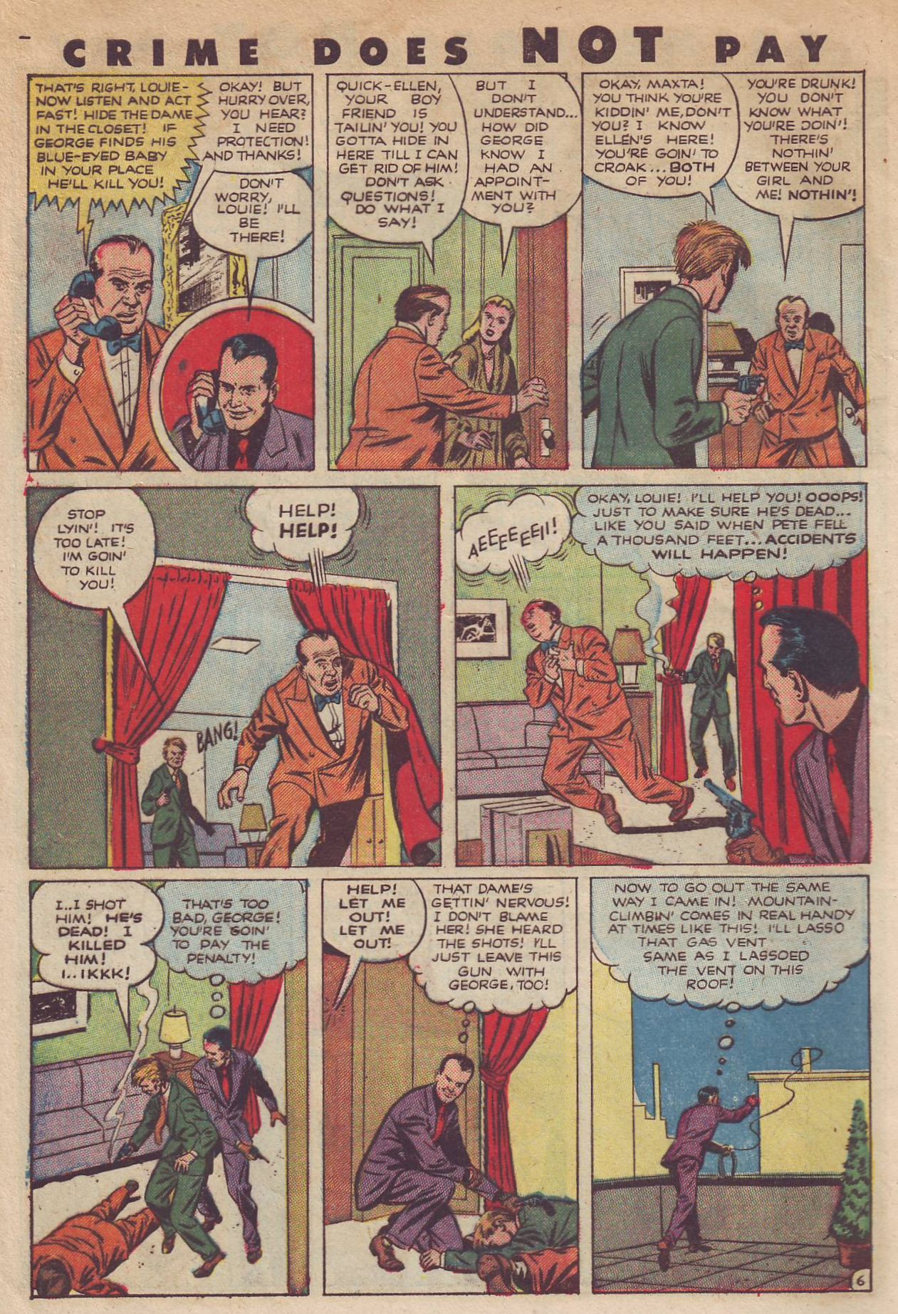Crime Does Not Pay #115 (Lev Gleason), page 8. Public domain (US).