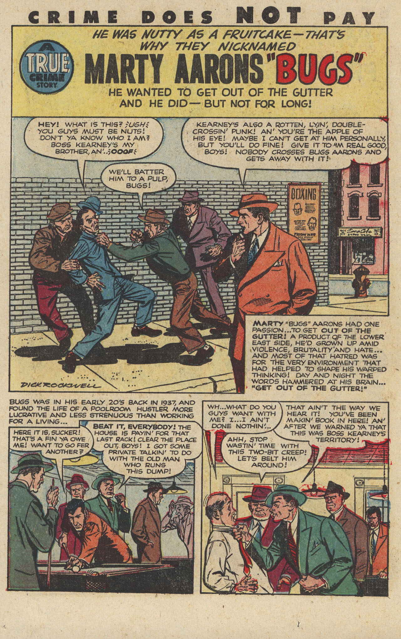 Crime Does Not Pay #121 (Lev Gleason), page 14. Public domain (US).