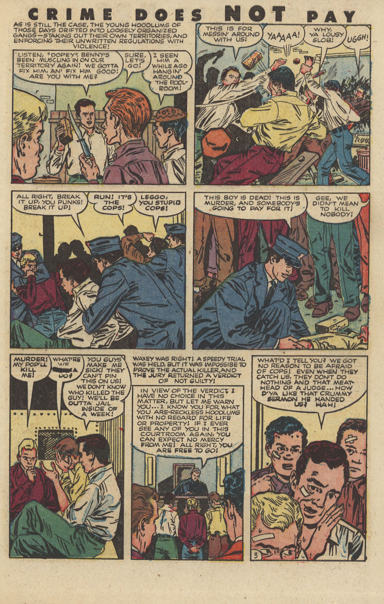 Crime Does Not Pay #121 (Lev Gleason), page 5. Public domain (US).