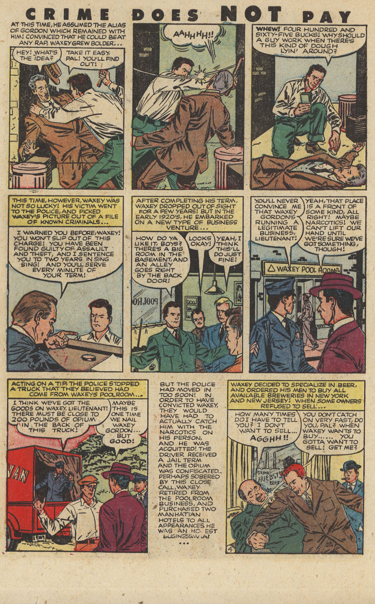 Crime Does Not Pay #121 (Lev Gleason), page 6. Public domain (US).