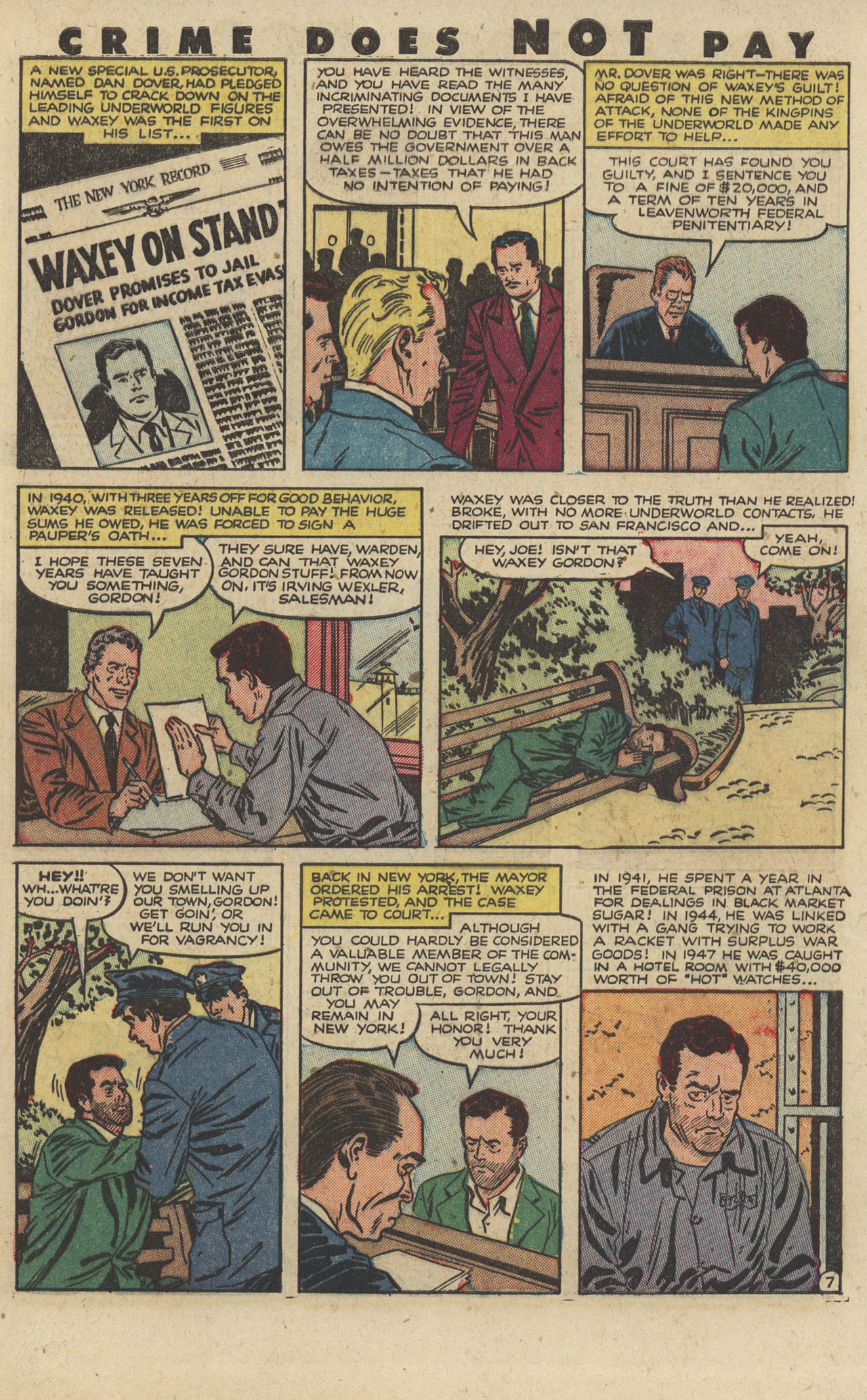 Crime Does Not Pay #121 (Lev Gleason), page 9. Public domain (US).