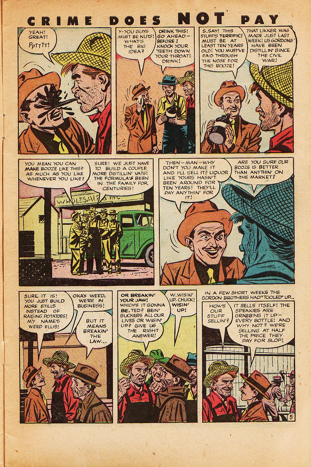 Crime Does Not Pay #126 (Lev Gleason), page 7. Public domain (US).
