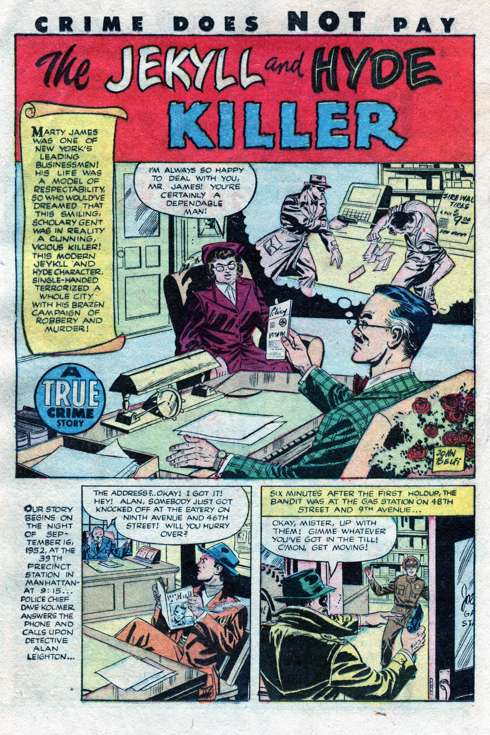 Crime Does Not Pay #127 (Lev Gleason), page 16. Public domain (US).