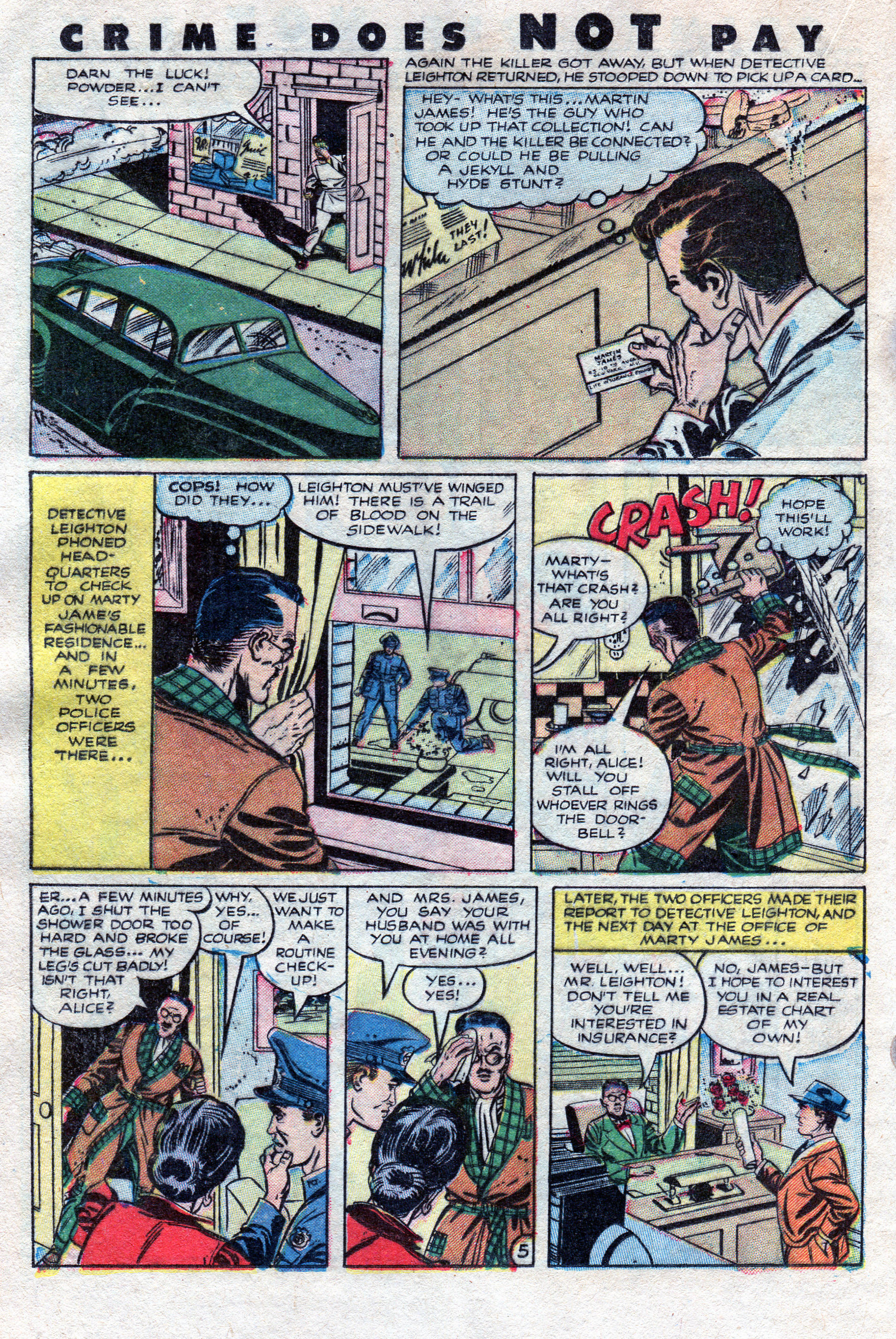 Crime Does Not Pay #127 (Lev Gleason), page 20. Public domain (US).
