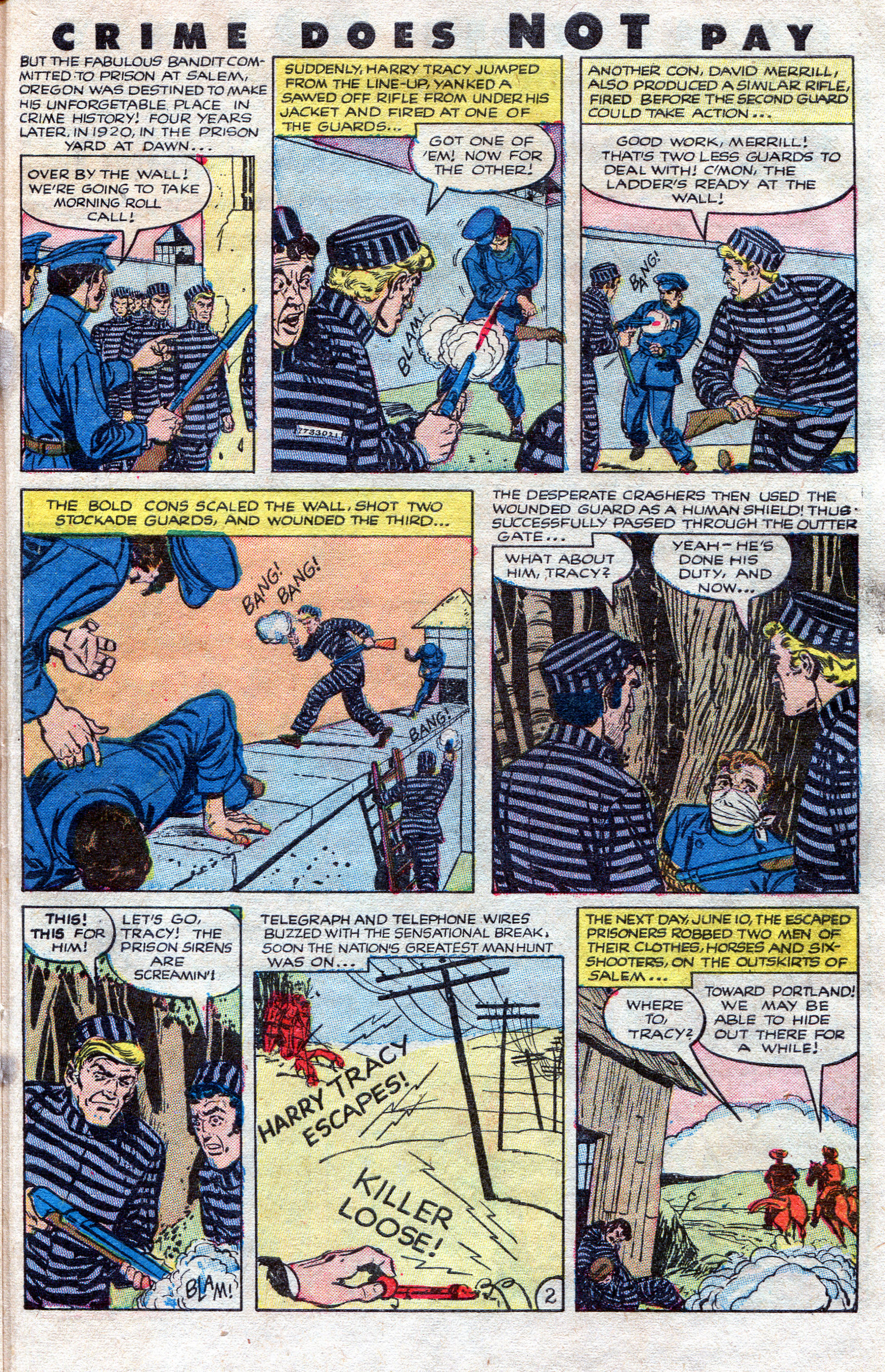 Crime Does Not Pay #127 (Lev Gleason), page 27. Public domain (US).