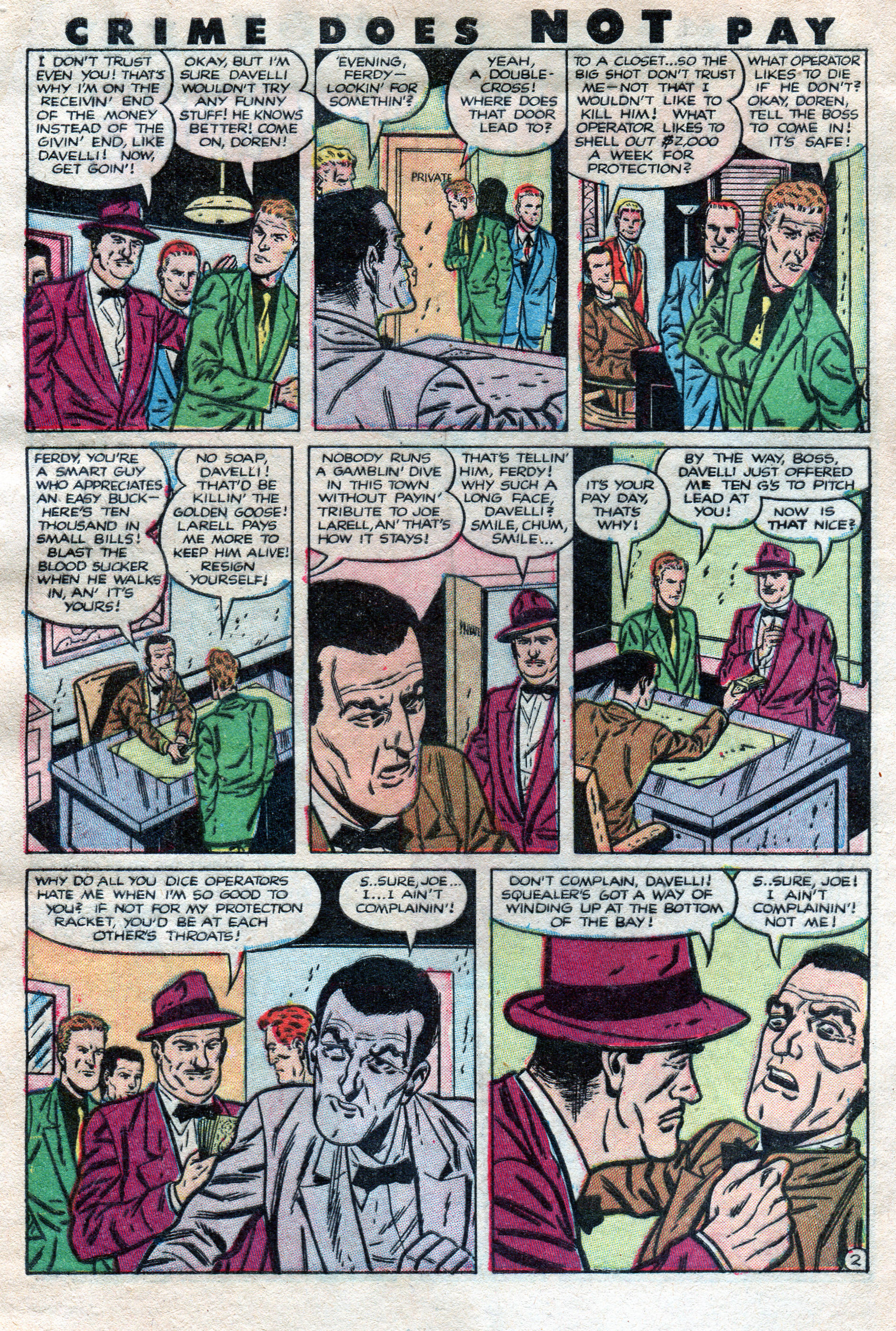 Crime Does Not Pay #127 (Lev Gleason), page 4. Public domain (US).