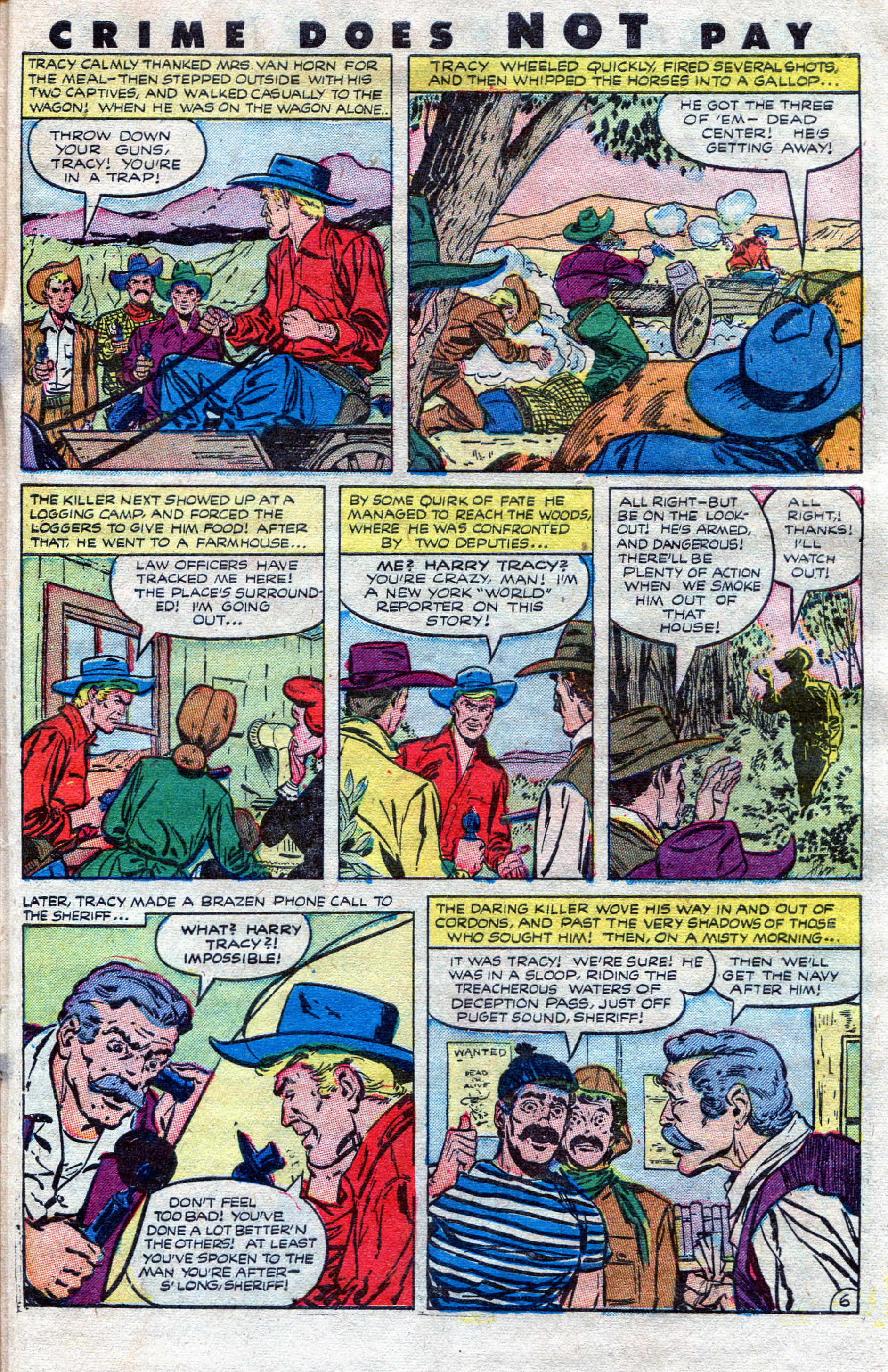 Crime Does Not Pay #127 (Lev Gleason), page 31. Public domain (US).