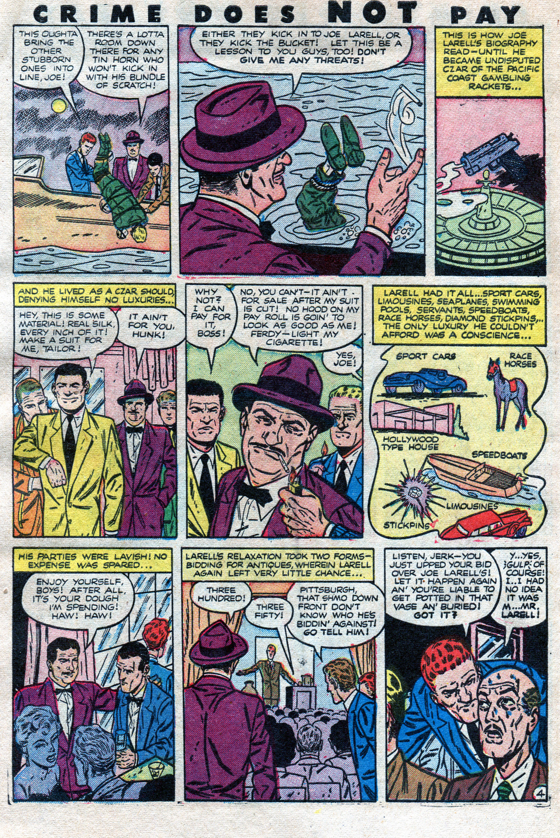 Crime Does Not Pay #127 (Lev Gleason), page 6. Public domain (US).