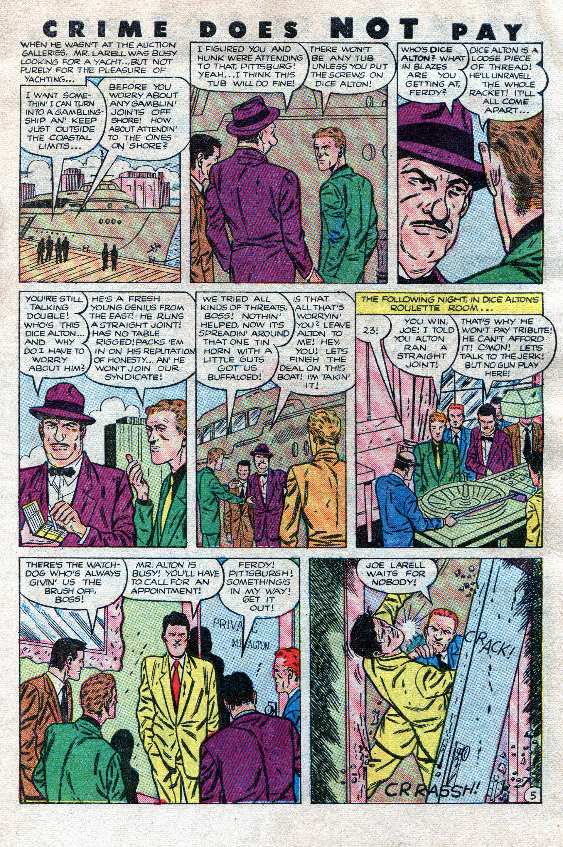 Crime Does Not Pay #127 (Lev Gleason), page 7. Public domain (US).