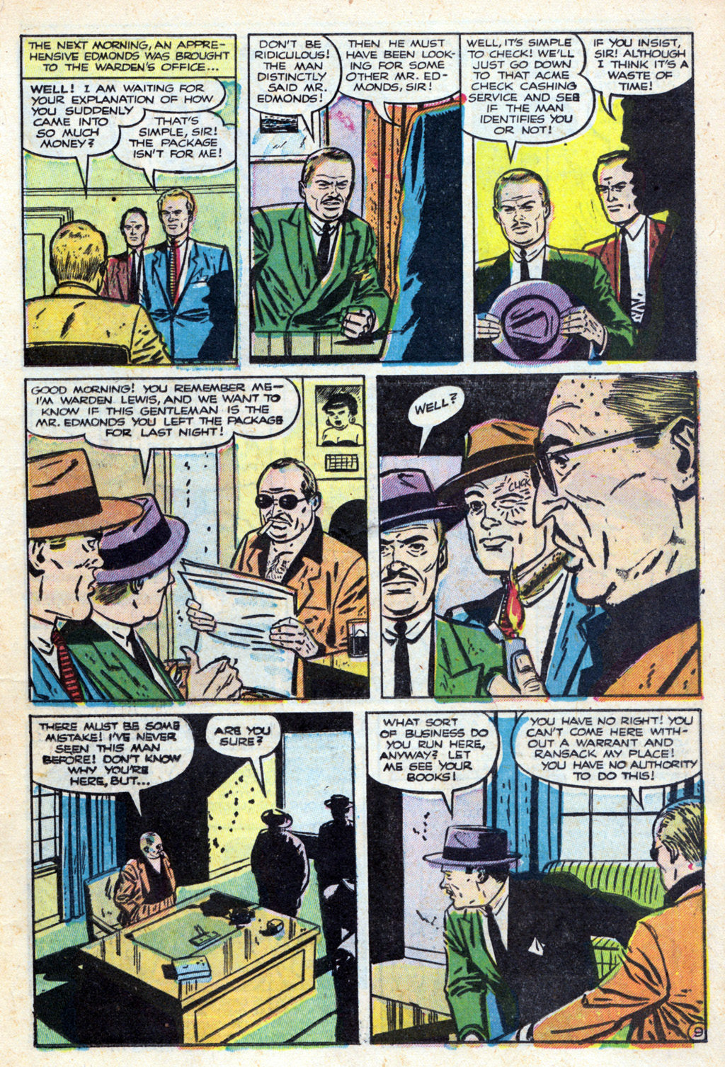 Crime Does Not Pay #130 (Lev Gleason), page 11. Public domain (US).