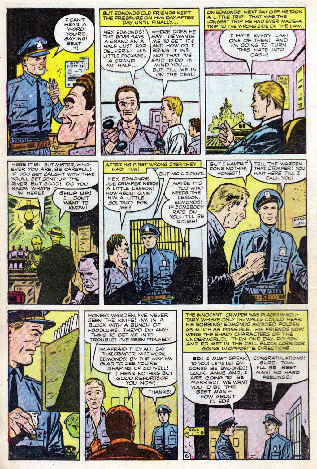 Crime Does Not Pay #130 (Lev Gleason), page 8. Public domain (US).