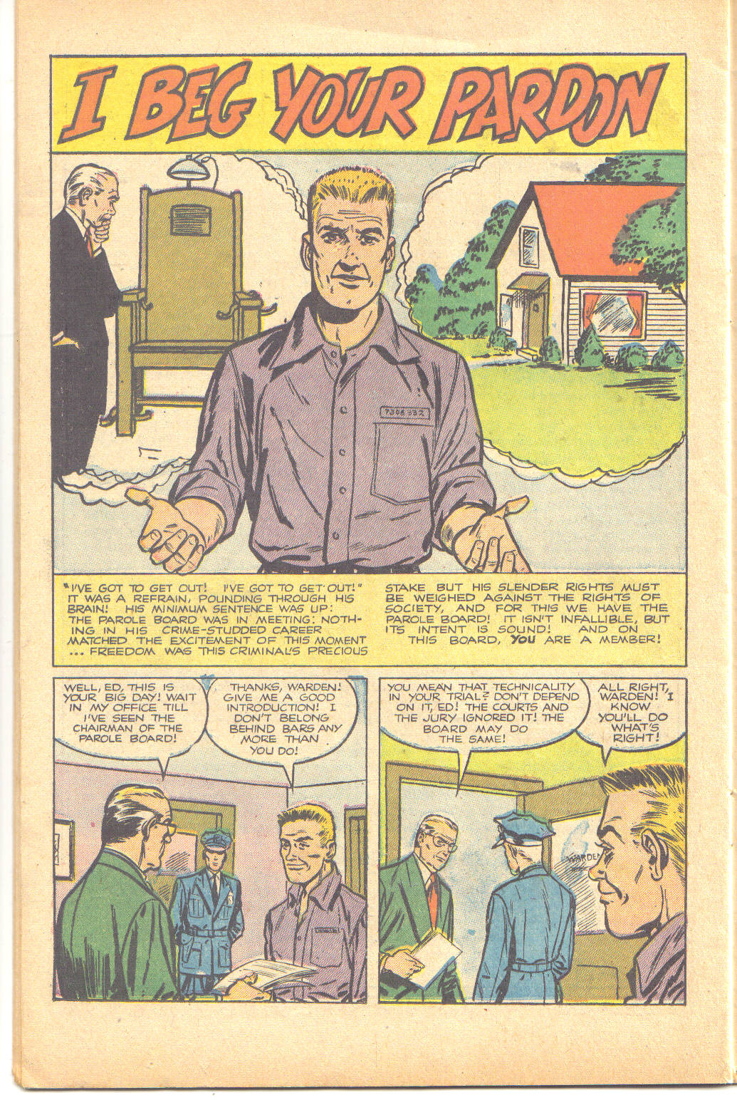 Crime Does Not Pay #131 (Lev Gleason), page 22. Public domain (US).