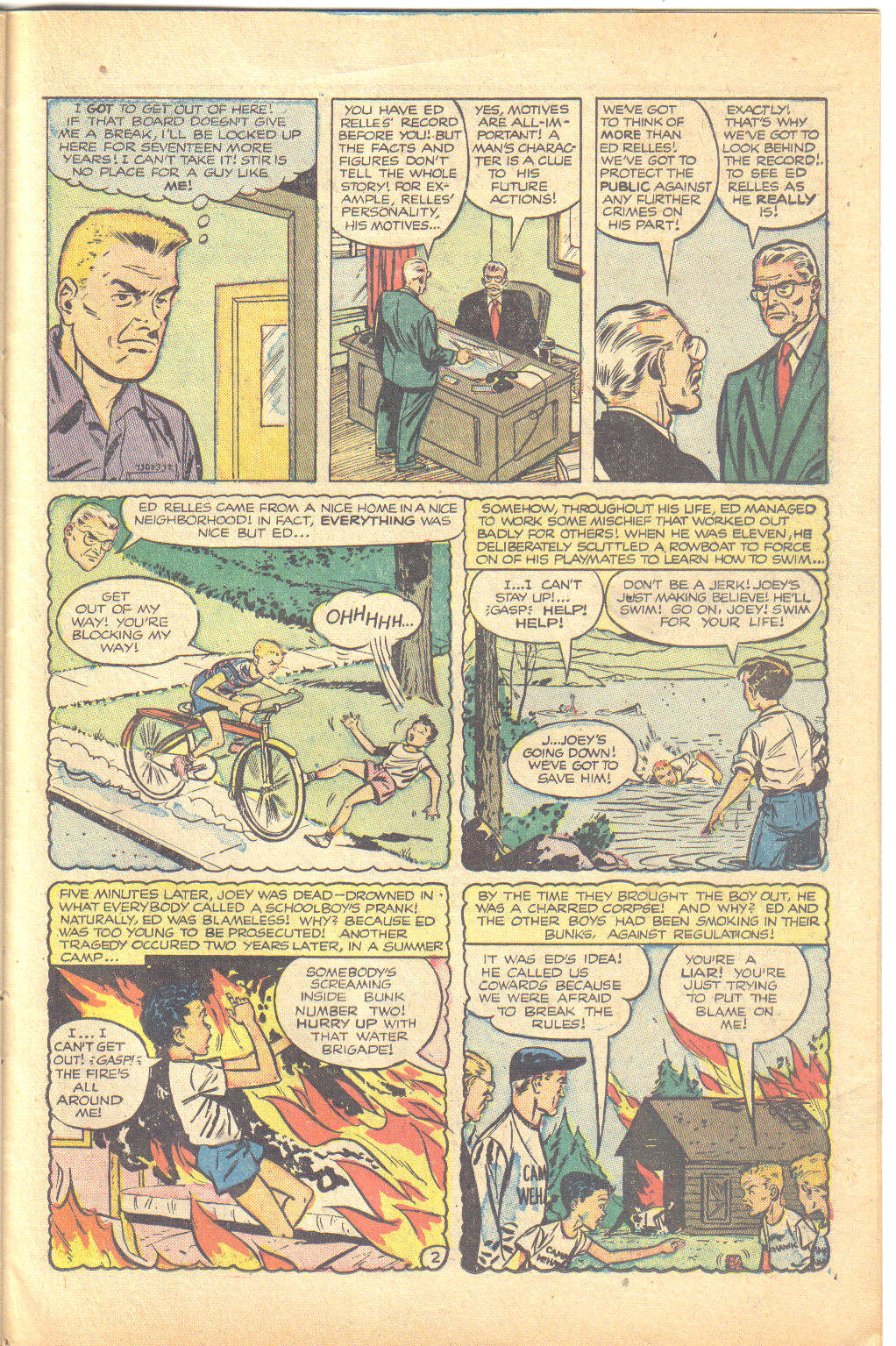 Crime Does Not Pay #131 (Lev Gleason), page 23. Public domain (US).
