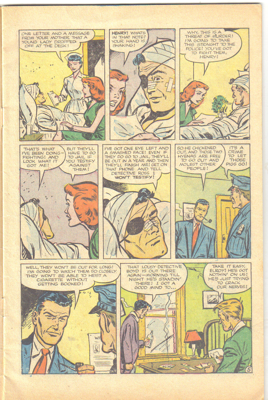 Crime Does Not Pay #131 (Lev Gleason), page 7. Public domain (US).