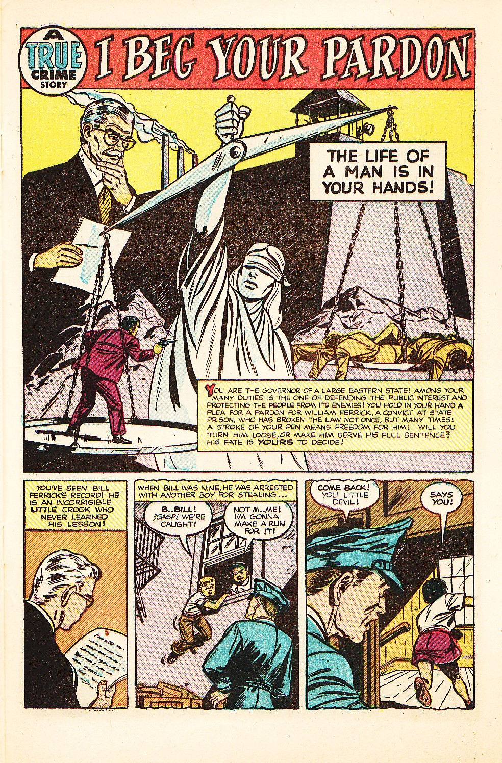 Crime Does Not Pay #132 (Lev Gleason), page 29. Public domain (US).