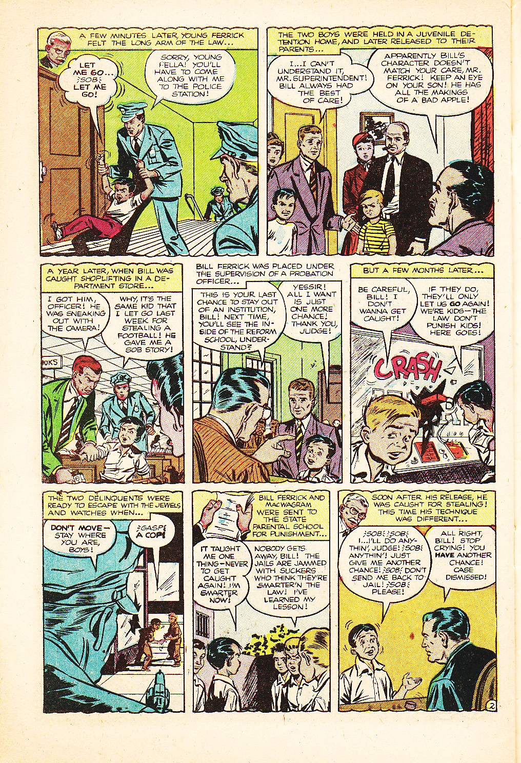 Crime Does Not Pay #132 (Lev Gleason), page 30. Public domain (US).