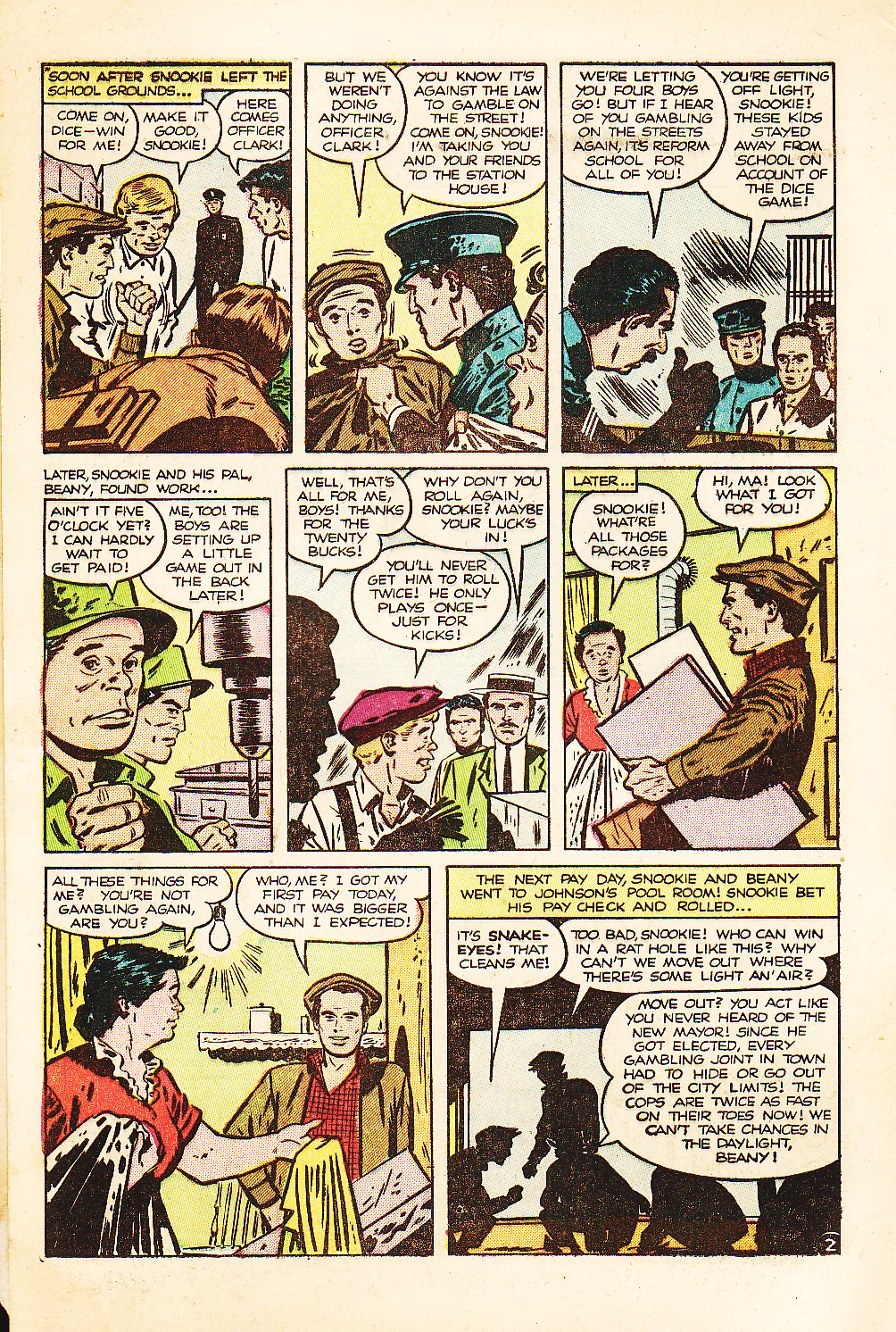 Crime Does Not Pay #132 (Lev Gleason), page 4. Public domain (US).