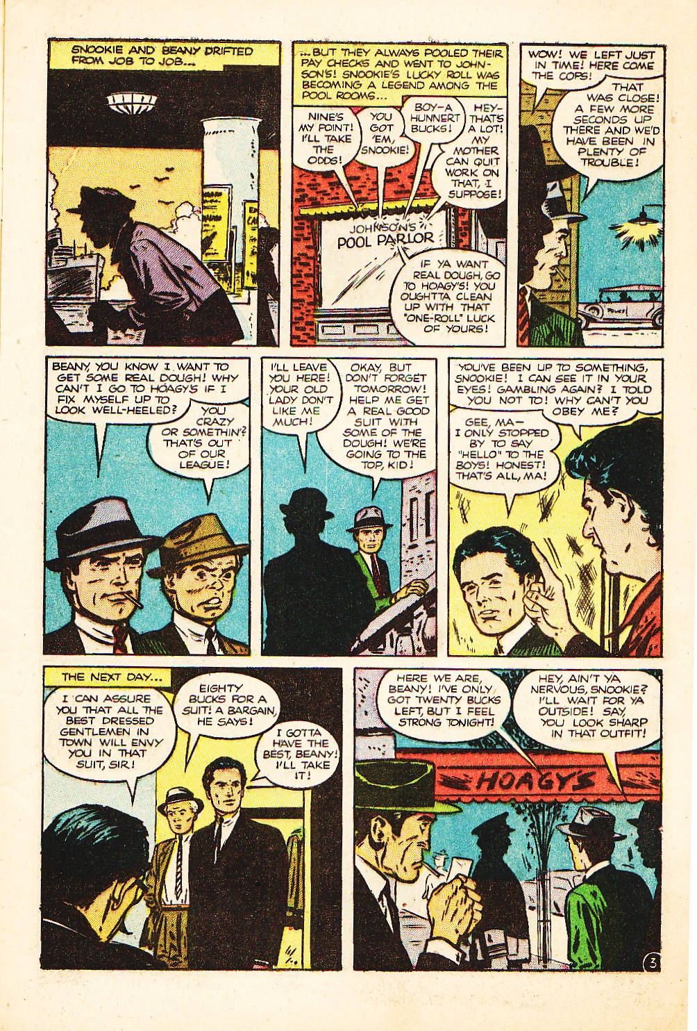 Crime Does Not Pay #132 (Lev Gleason), page 5. Public domain (US).