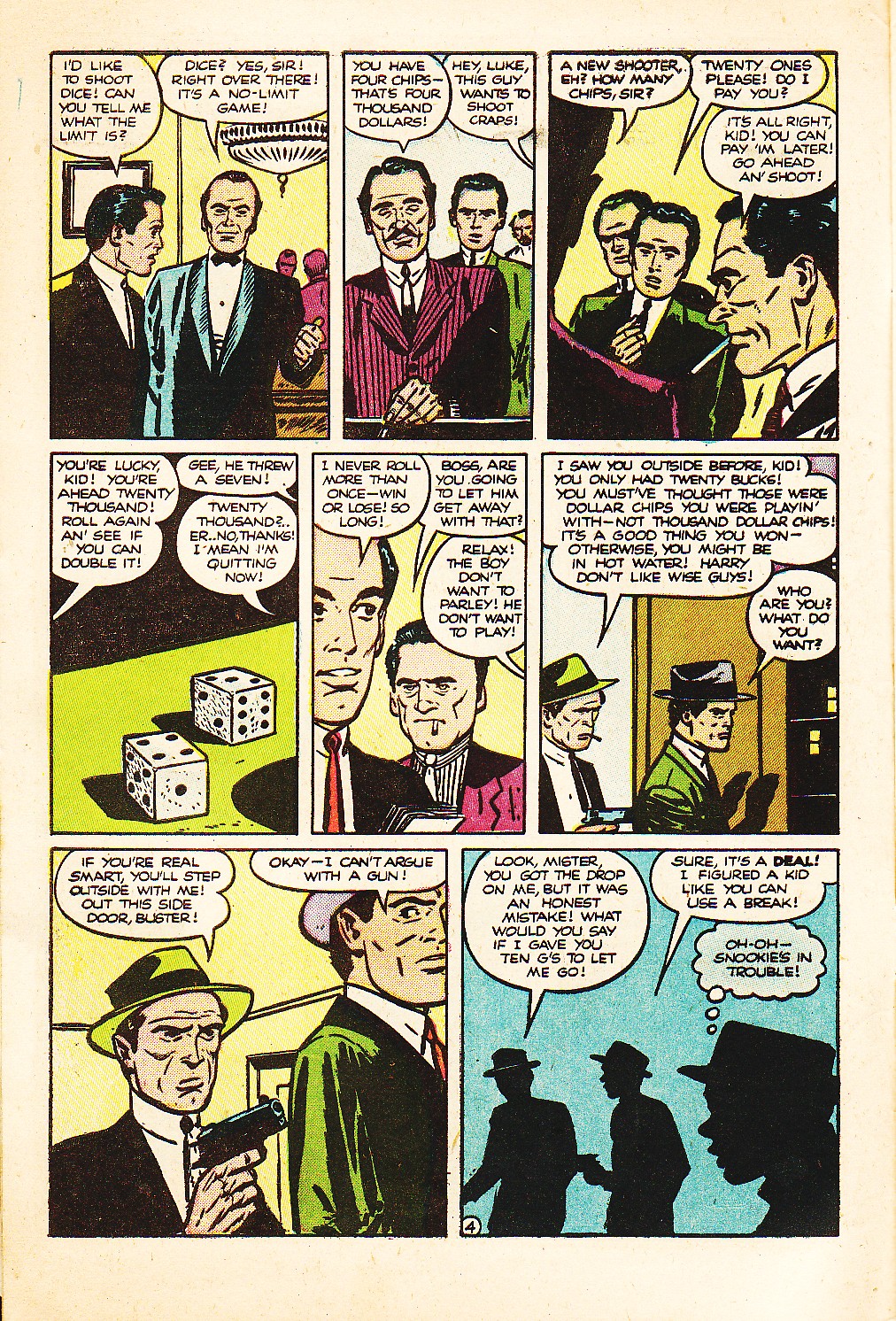 Crime Does Not Pay #132 (Lev Gleason), page 6. Public domain (US).