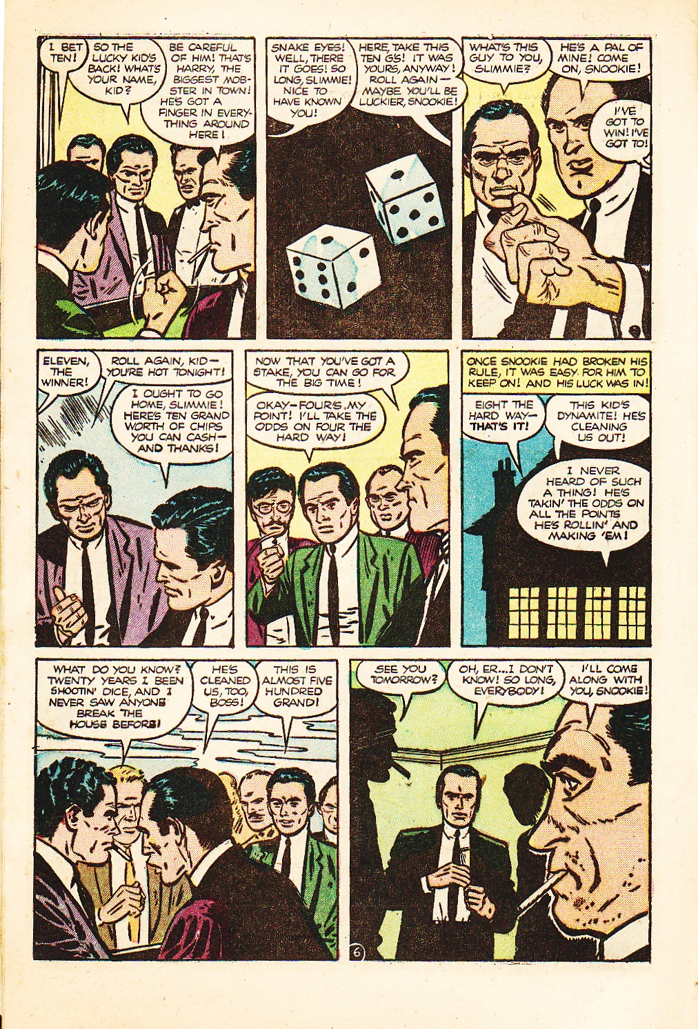 Crime Does Not Pay #132 (Lev Gleason), page 8. Public domain (US).