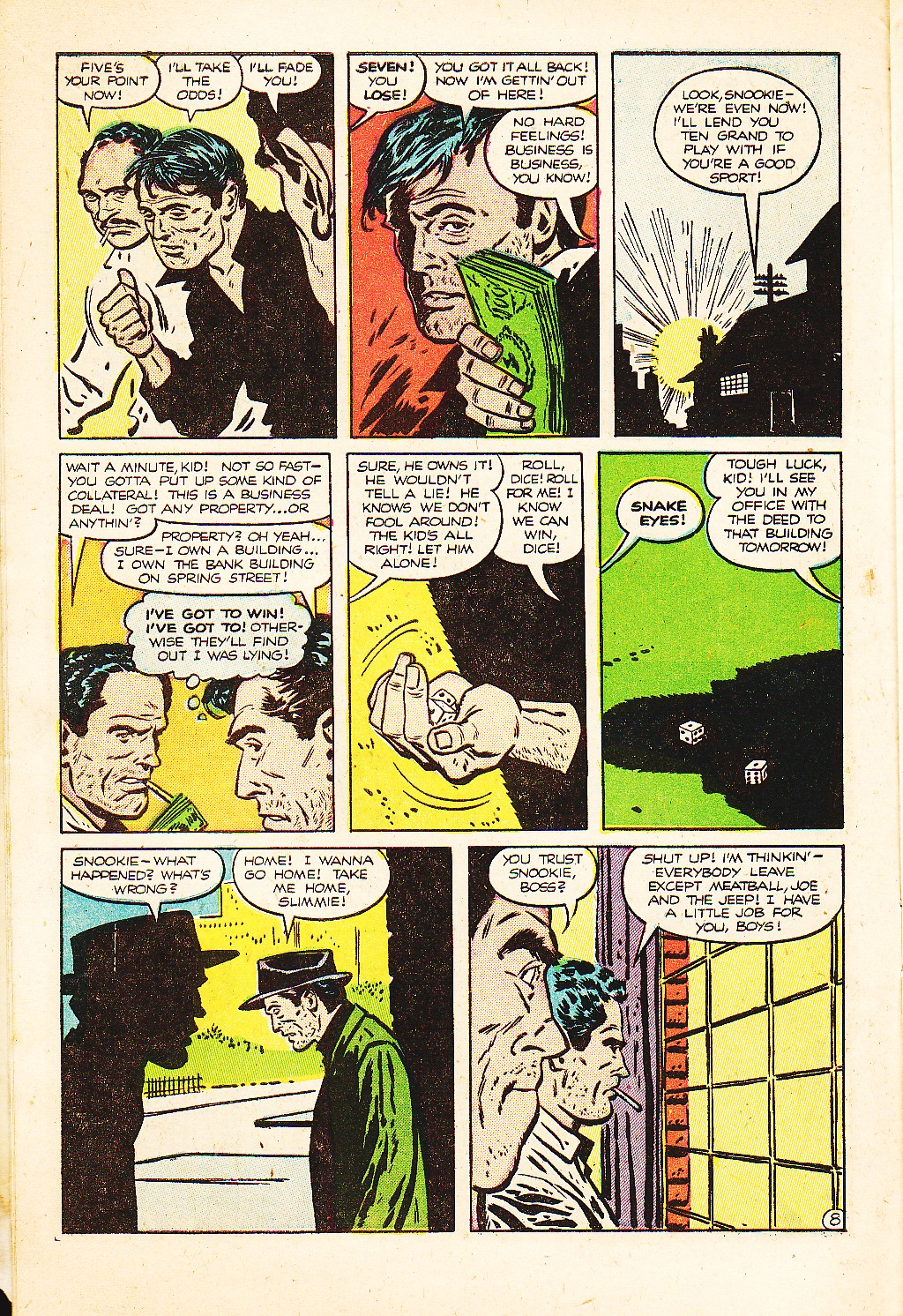 Crime Does Not Pay #132 (Lev Gleason), page 10. Public domain (US).