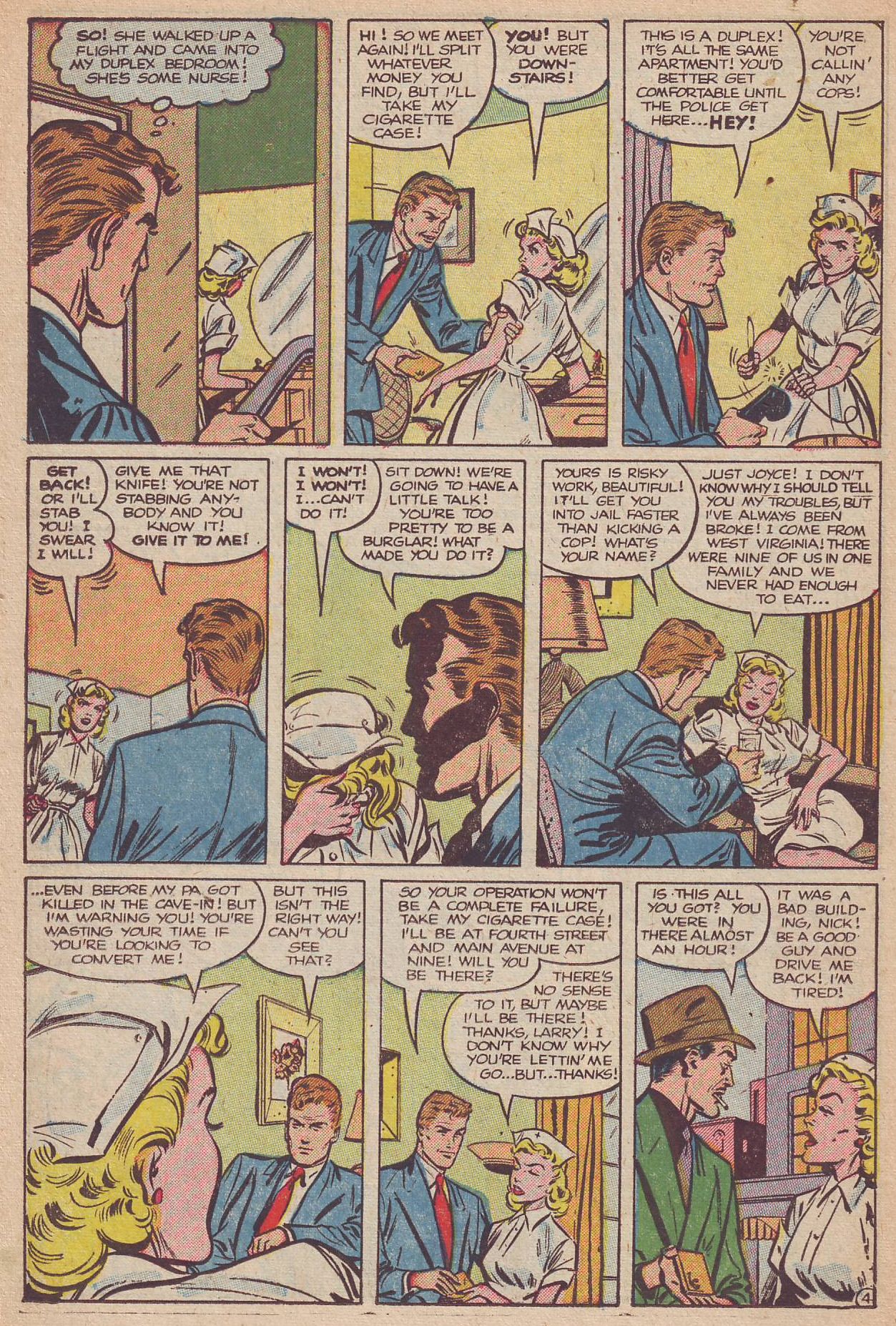 Crime Does Not Pay #133 (Lev Gleason), page 14. Public domain (US).