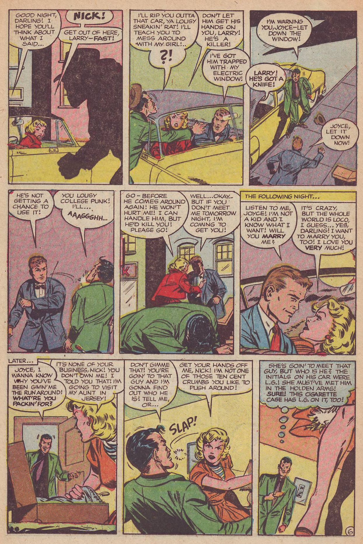 Crime Does Not Pay #133 (Lev Gleason), page 16. Public domain (US).