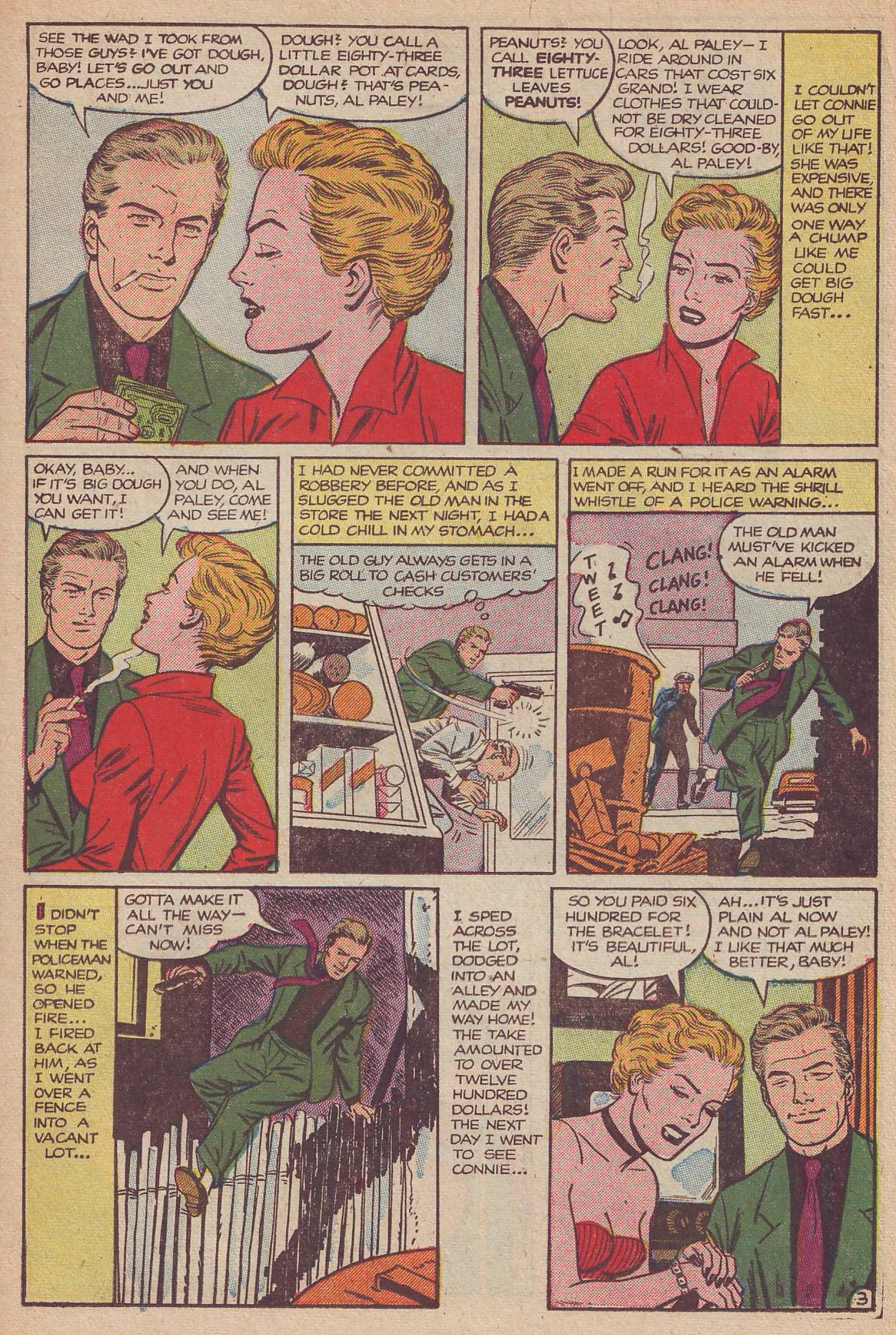 Crime Does Not Pay #133 (Lev Gleason), page 23. Public domain (US).