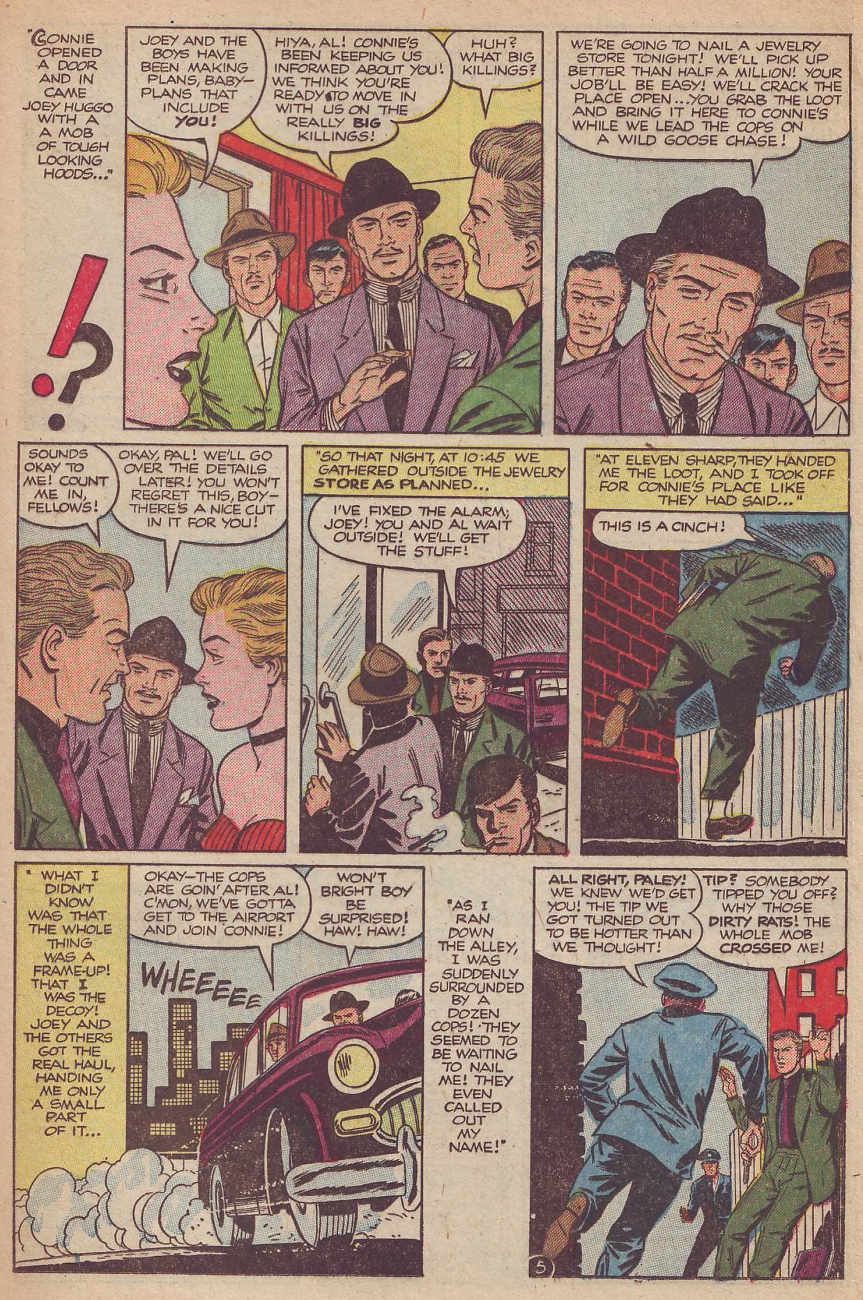 Crime Does Not Pay #133 (Lev Gleason), page 25. Public domain (US).