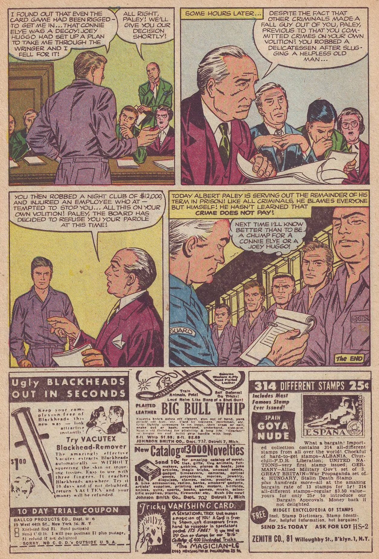 Crime Does Not Pay #133 (Lev Gleason), page 26. Public domain (US).