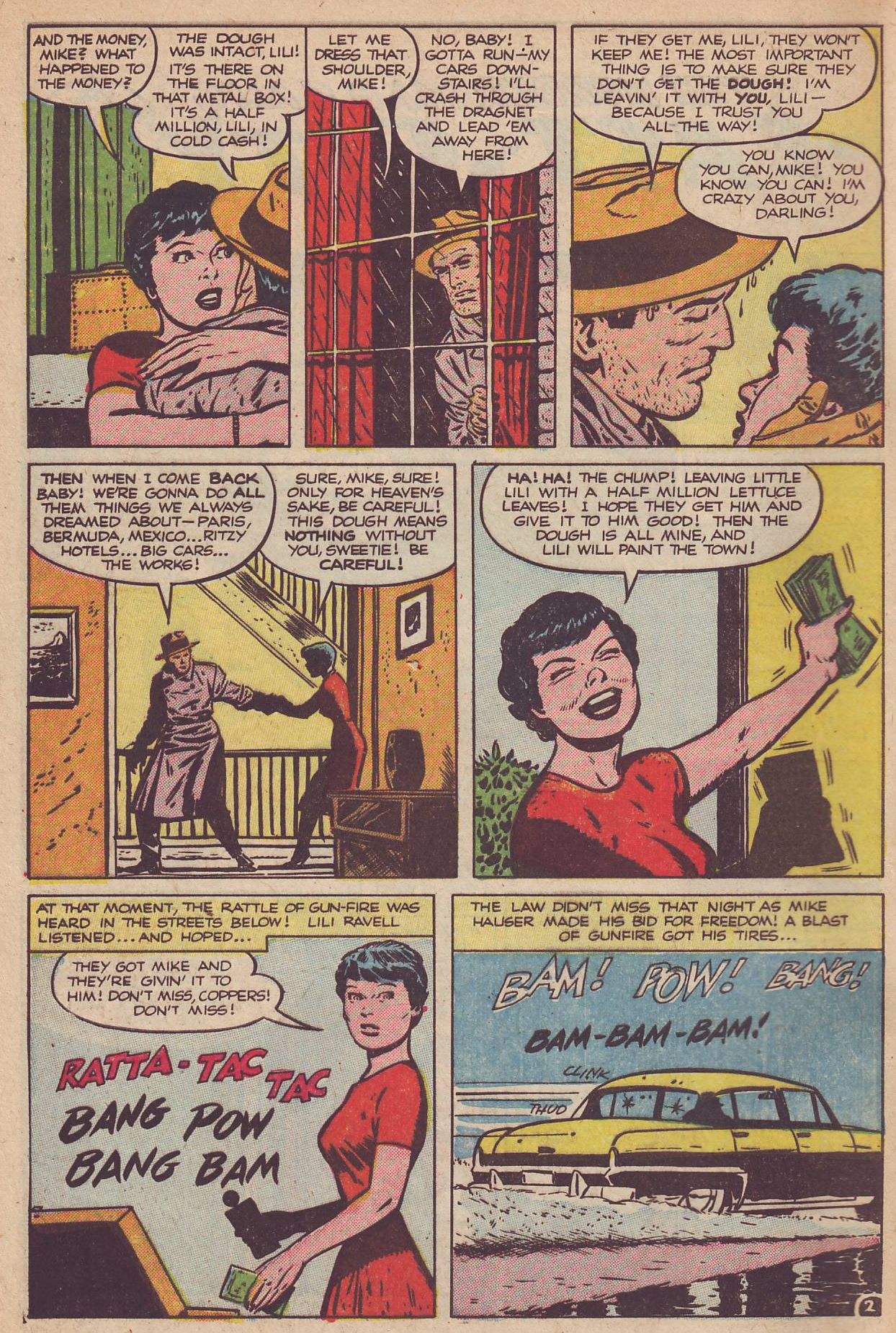 Crime Does Not Pay #133 (Lev Gleason), page 4. Public domain (US).