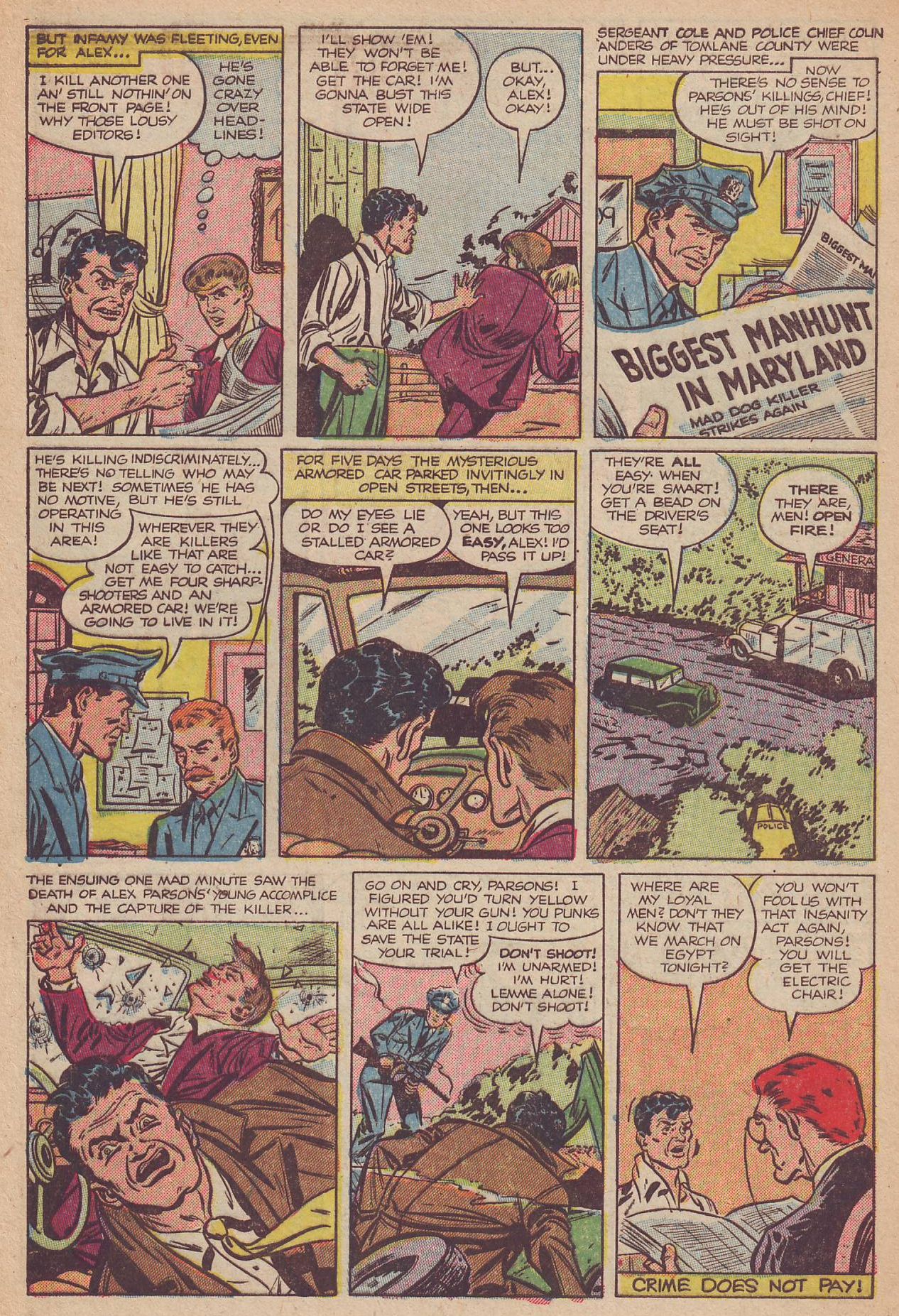 Crime Does Not Pay #133 (Lev Gleason), page 32. Public domain (US).
