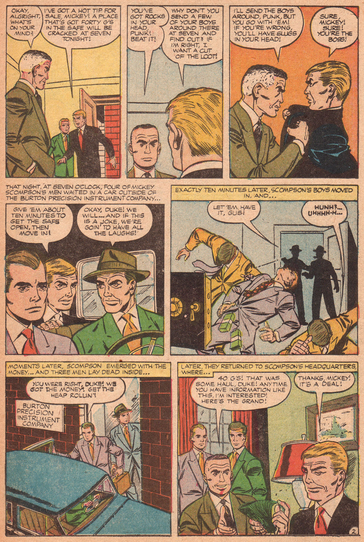 Crime Does Not Pay #134 (Lev Gleason), page 23. Public domain (US).
