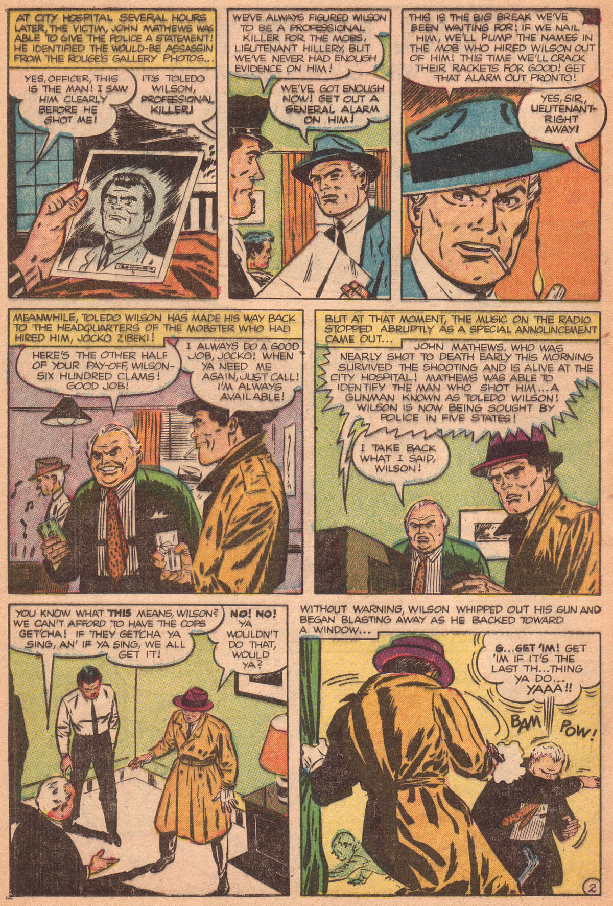 Crime Does Not Pay #134 (Lev Gleason), page 4. Public domain (US).