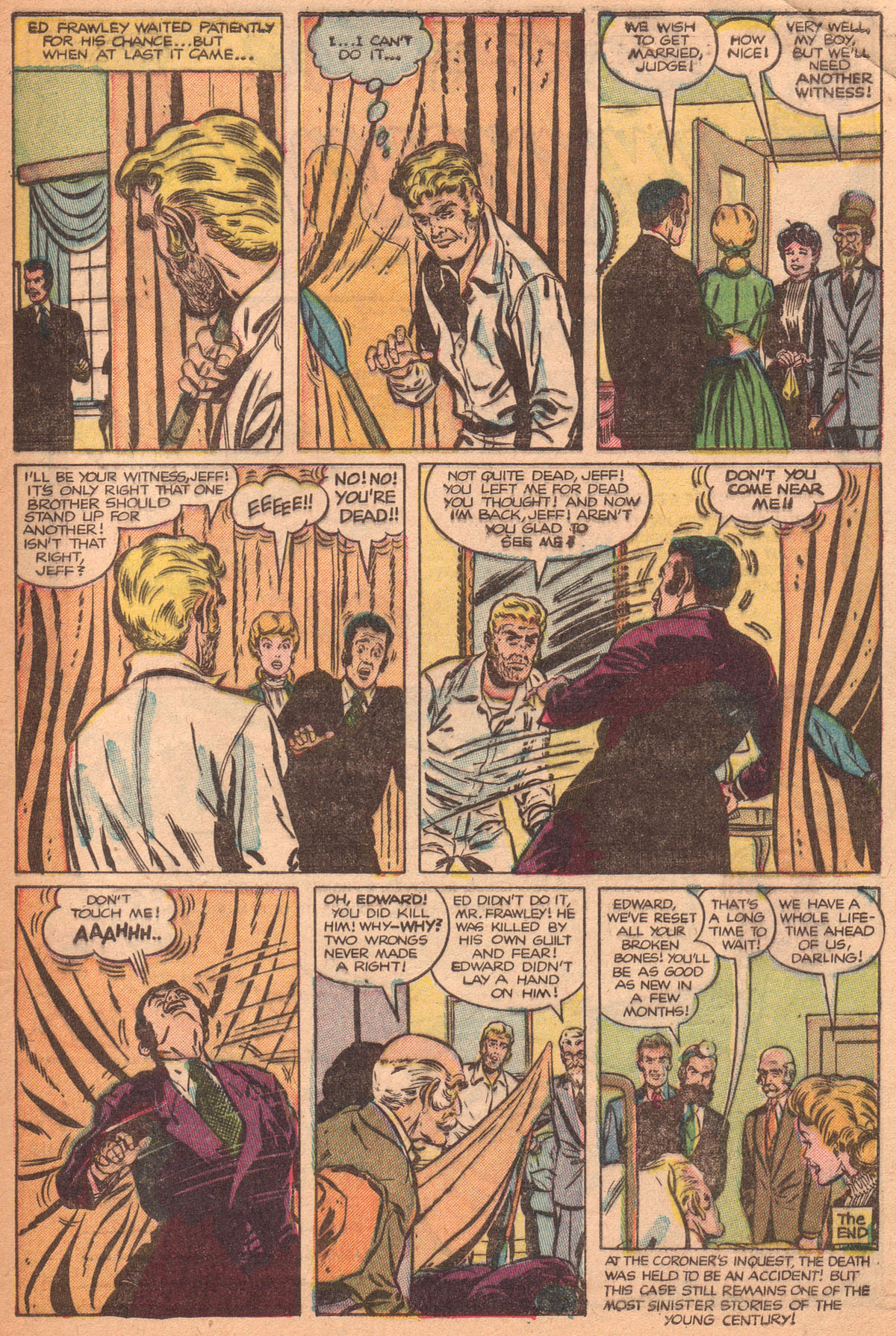 Crime Does Not Pay #134 (Lev Gleason), page 33. Public domain (US).