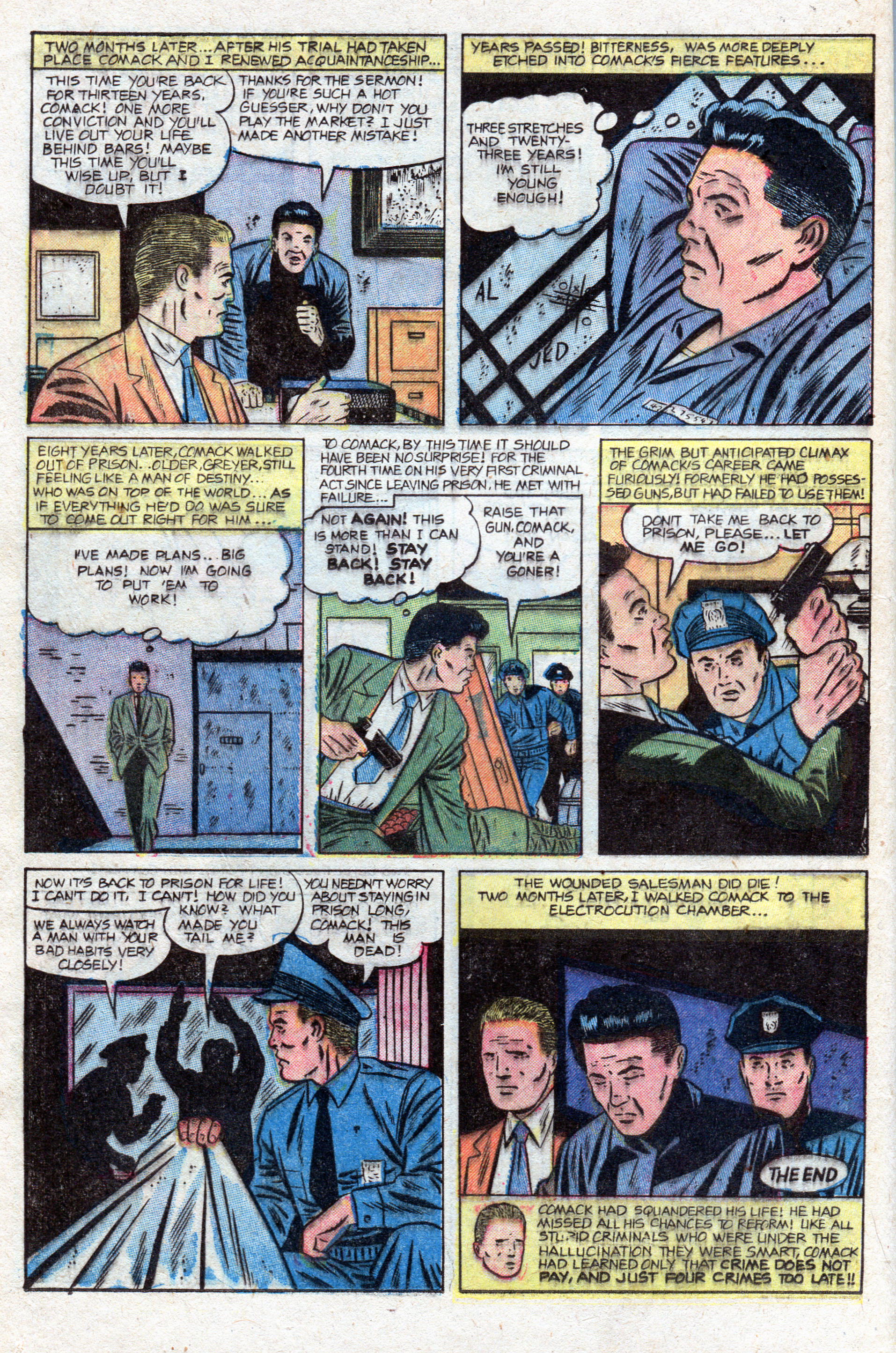 Crime Does Not Pay #146 (Lev Gleason), page 12. Public domain (US).