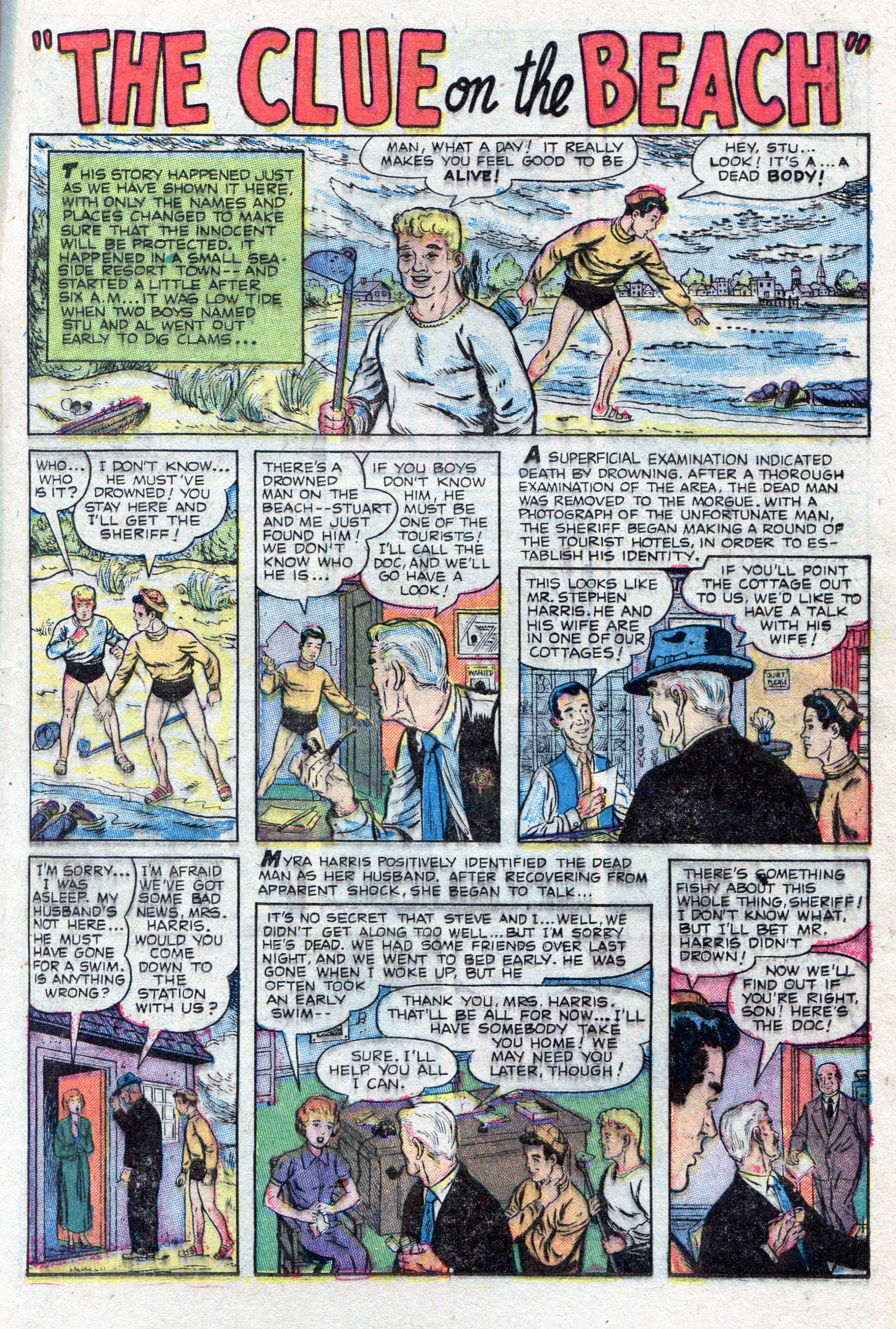Crime Does Not Pay #146 (Lev Gleason), page 13. Public domain (US).