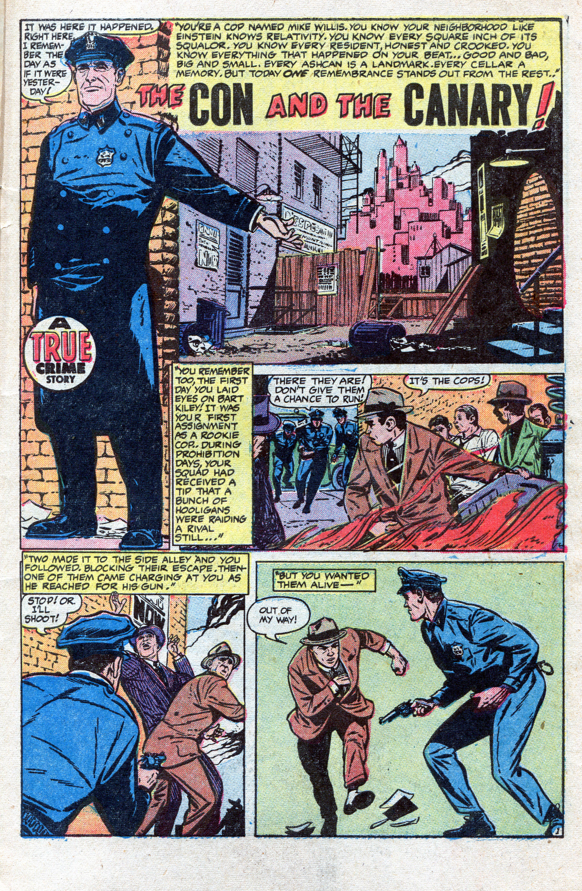 Crime Does Not Pay #146 (Lev Gleason), page 3. Public domain (US).