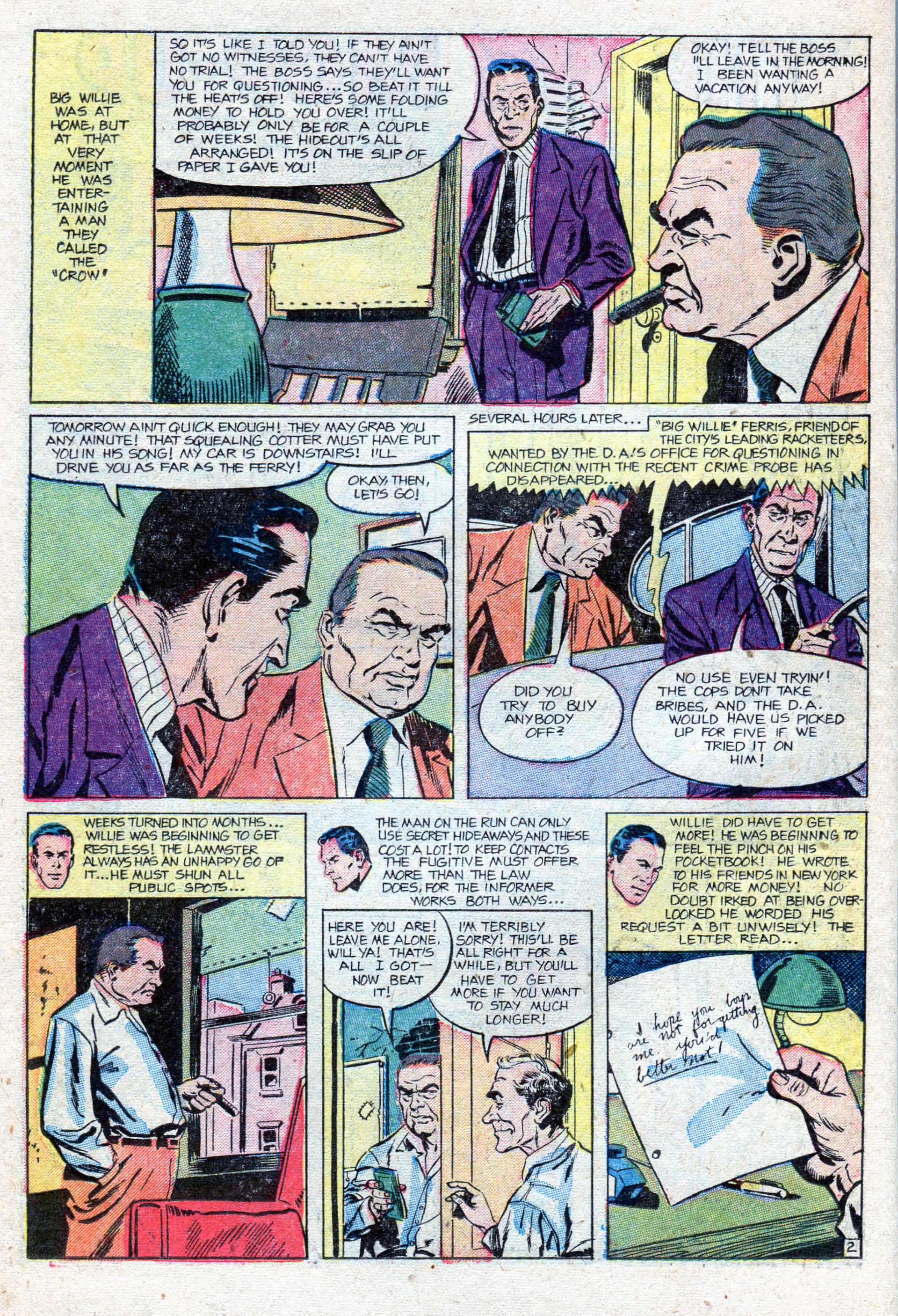Crime Does Not Pay #146 (Lev Gleason), page 26. Public domain (US).