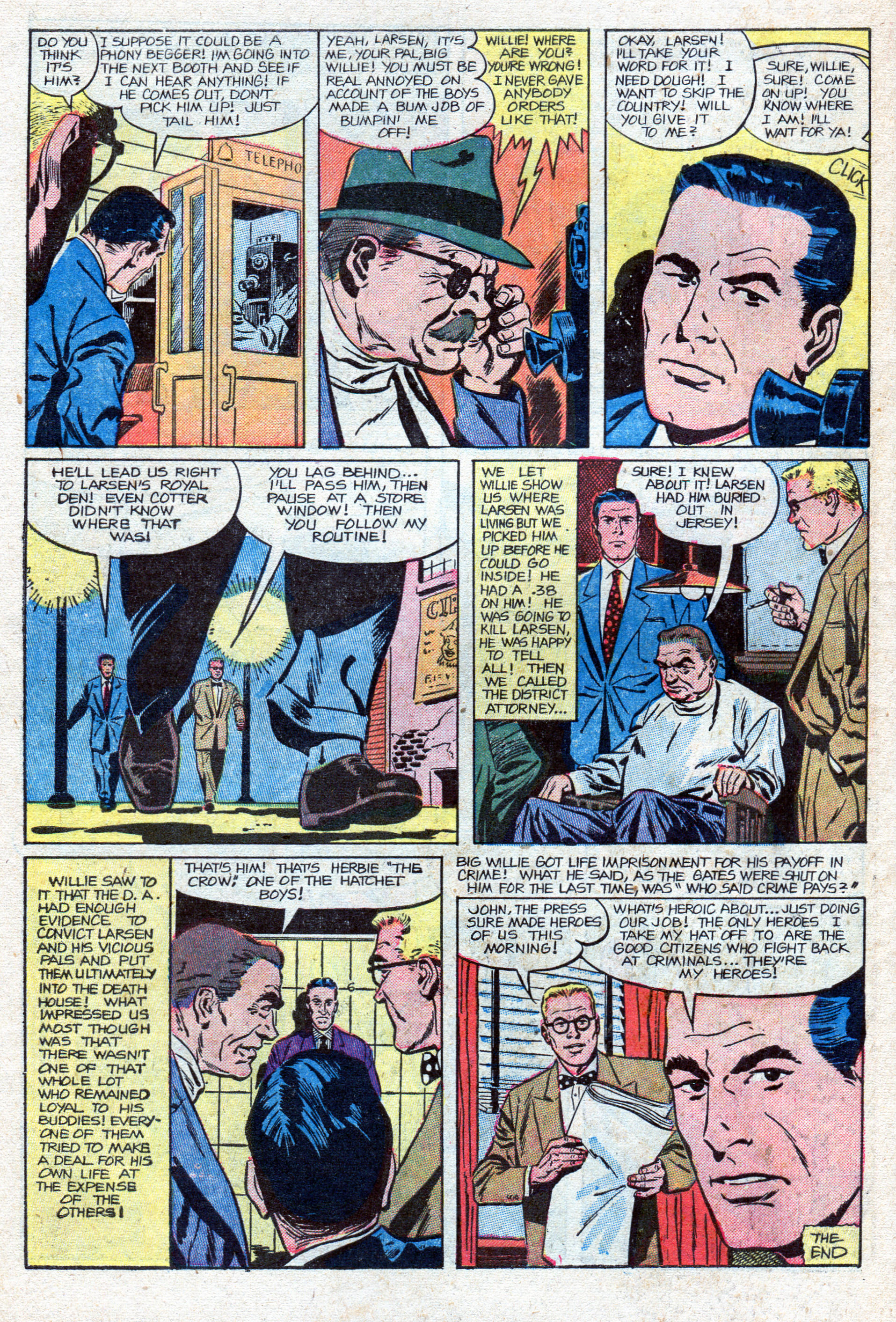 Crime Does Not Pay #146 (Lev Gleason), page 30. Public domain (US).