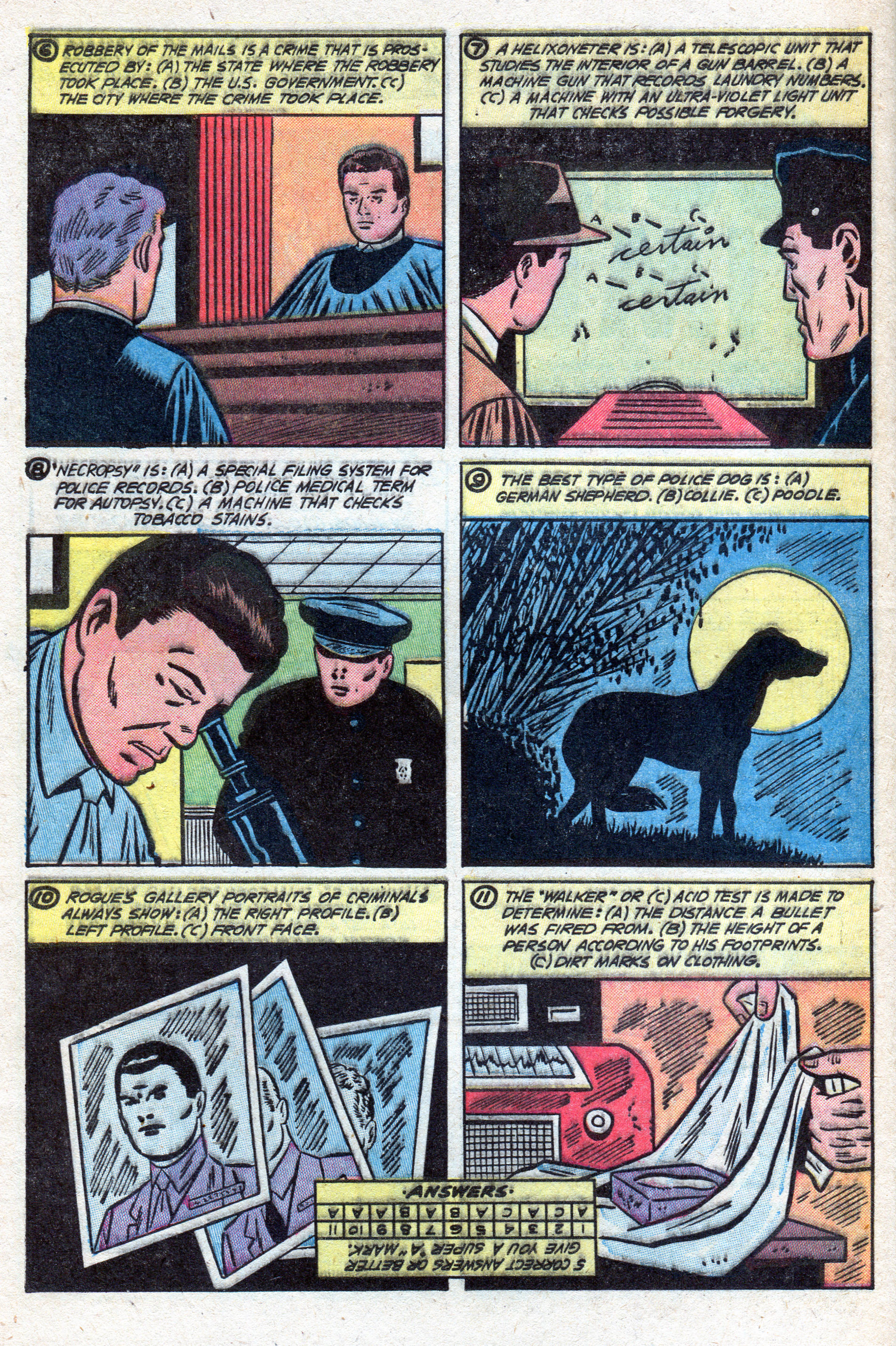 Crime Does Not Pay #146 (Lev Gleason), page 32. Public domain (US).