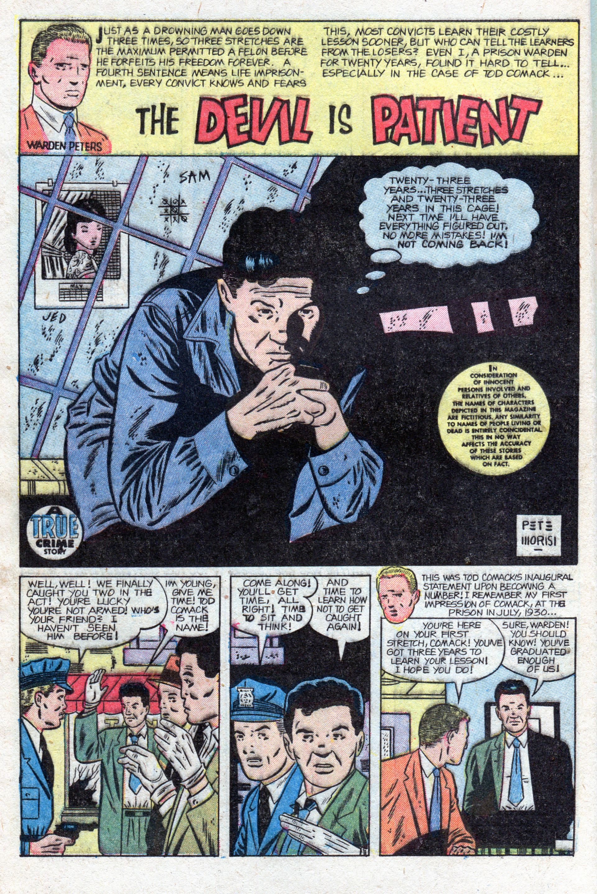 Crime Does Not Pay #146 (Lev Gleason), page 8. Public domain (US).