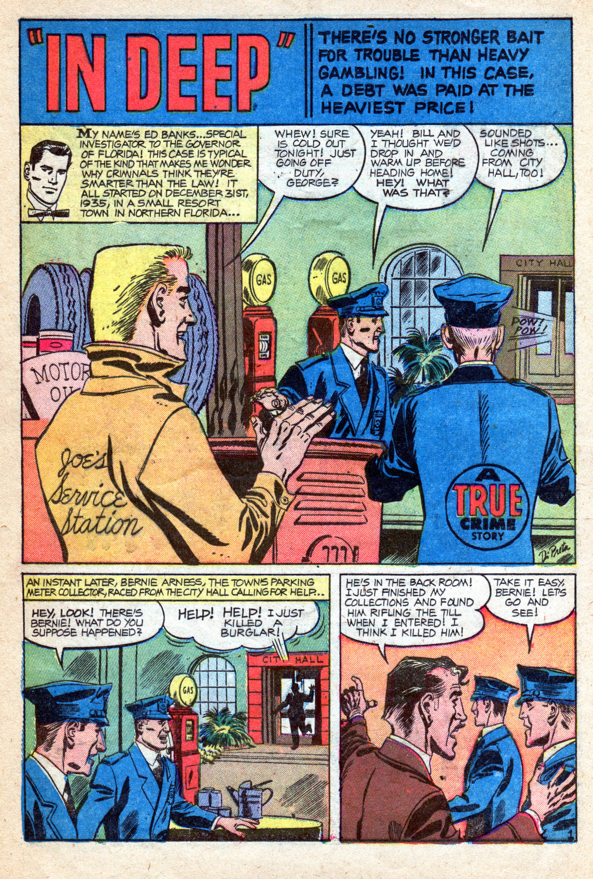 Crime Does Not Pay #147 (Lev Gleason), page 20. Public domain (US).