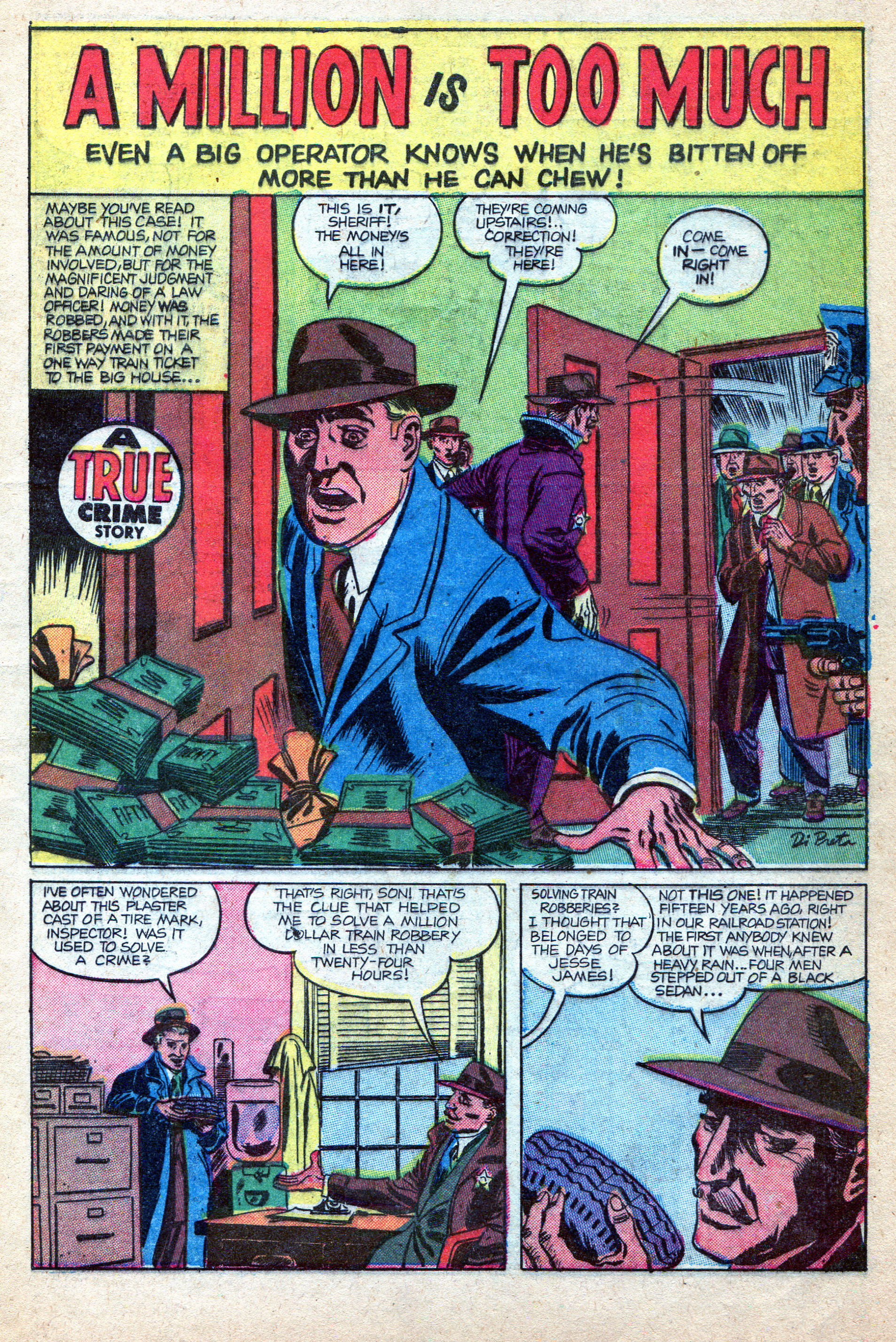 Crime Does Not Pay #147 (Lev Gleason), page 9. Public domain (US).