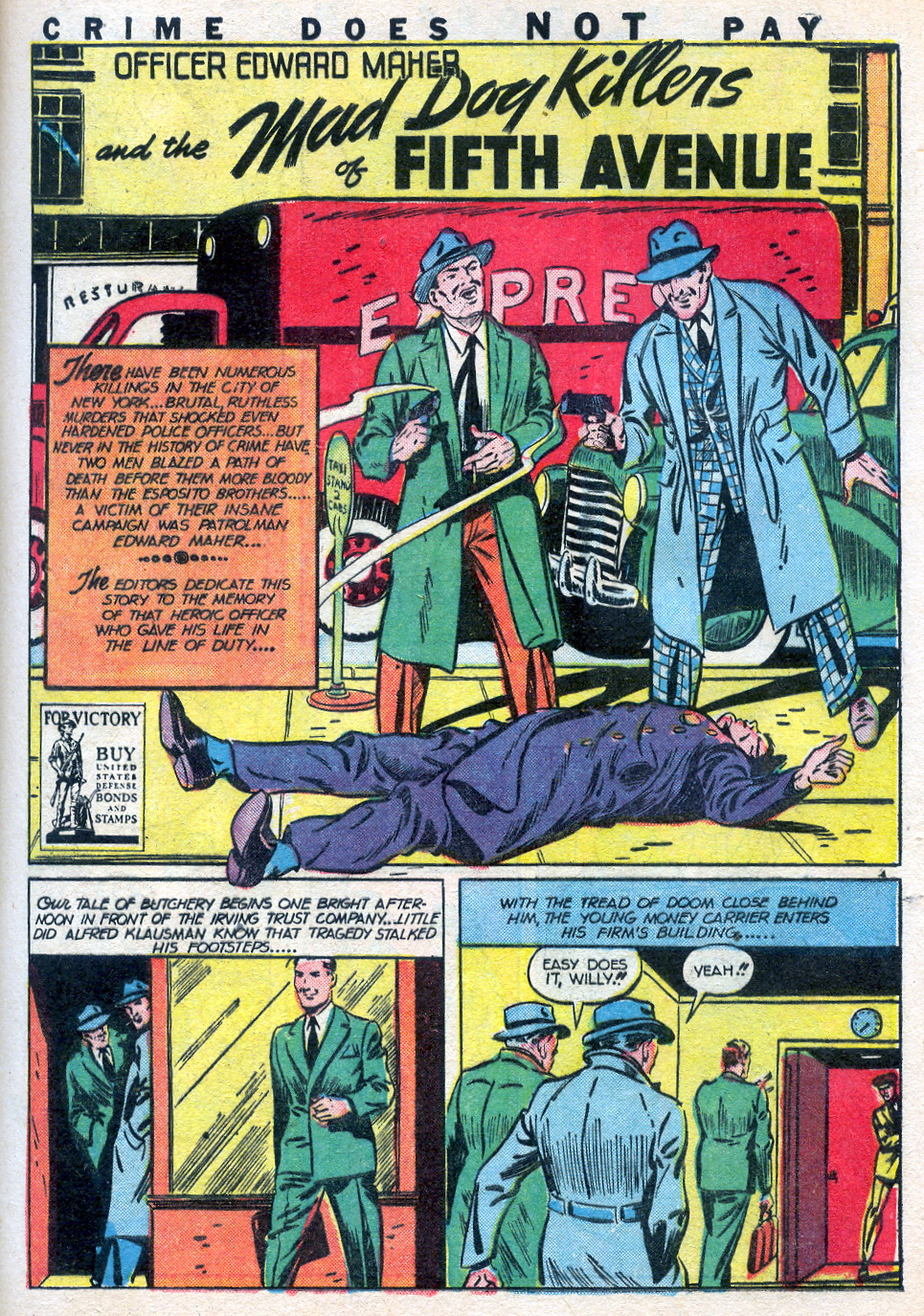 Crime Does Not Pay #22 (Lev Gleason), page 25. Public domain (US).