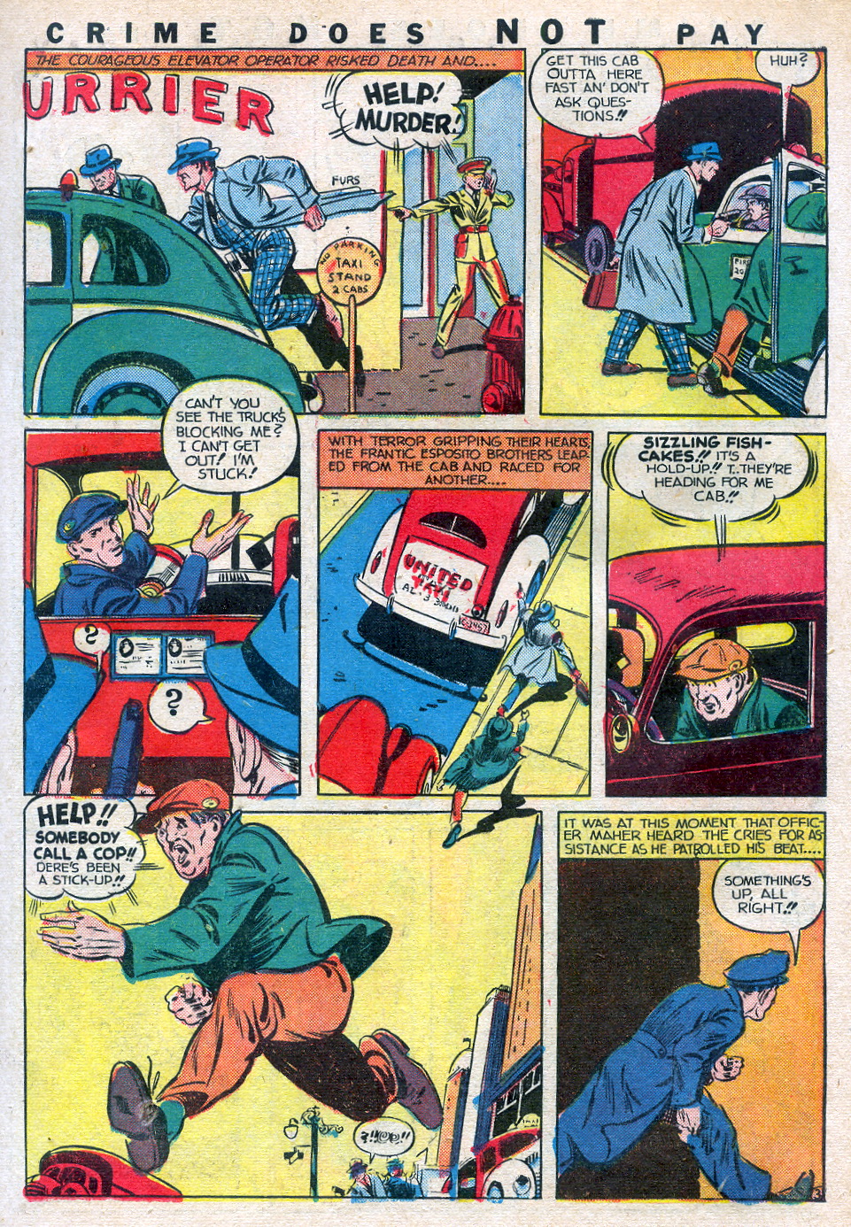Crime Does Not Pay #22 (Lev Gleason), page 27. Public domain (US).