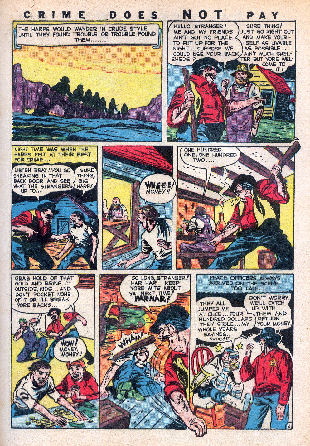 Crime Does Not Pay #22 (Lev Gleason), page 33. Public domain (US).