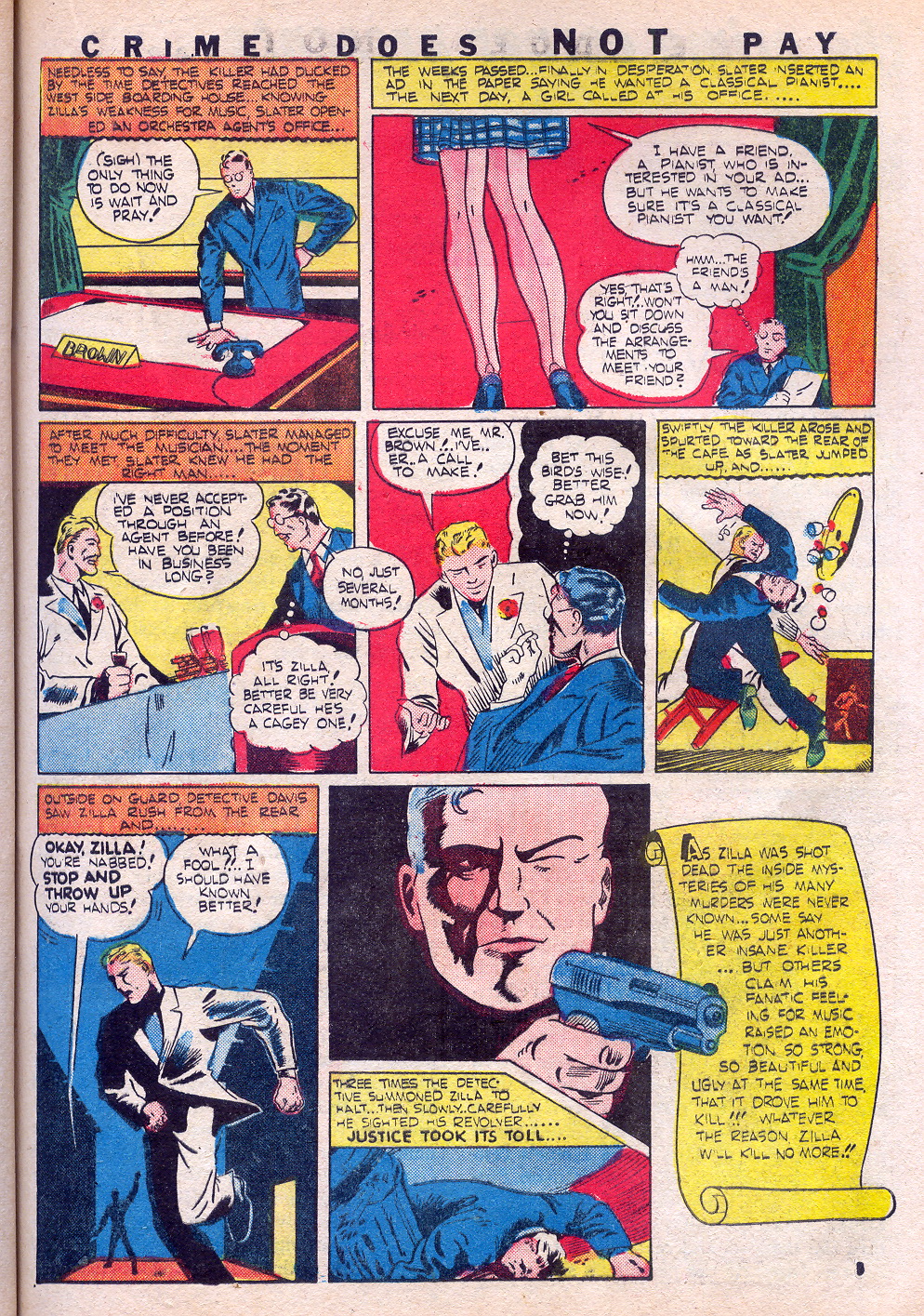 Crime Does Not Pay #22 (Lev Gleason), page 41. Public domain (US).