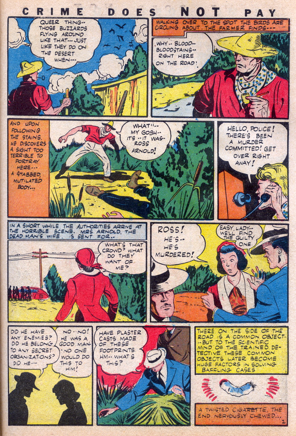 Crime Does Not Pay #22 (Lev Gleason), page 45. Public domain (US).