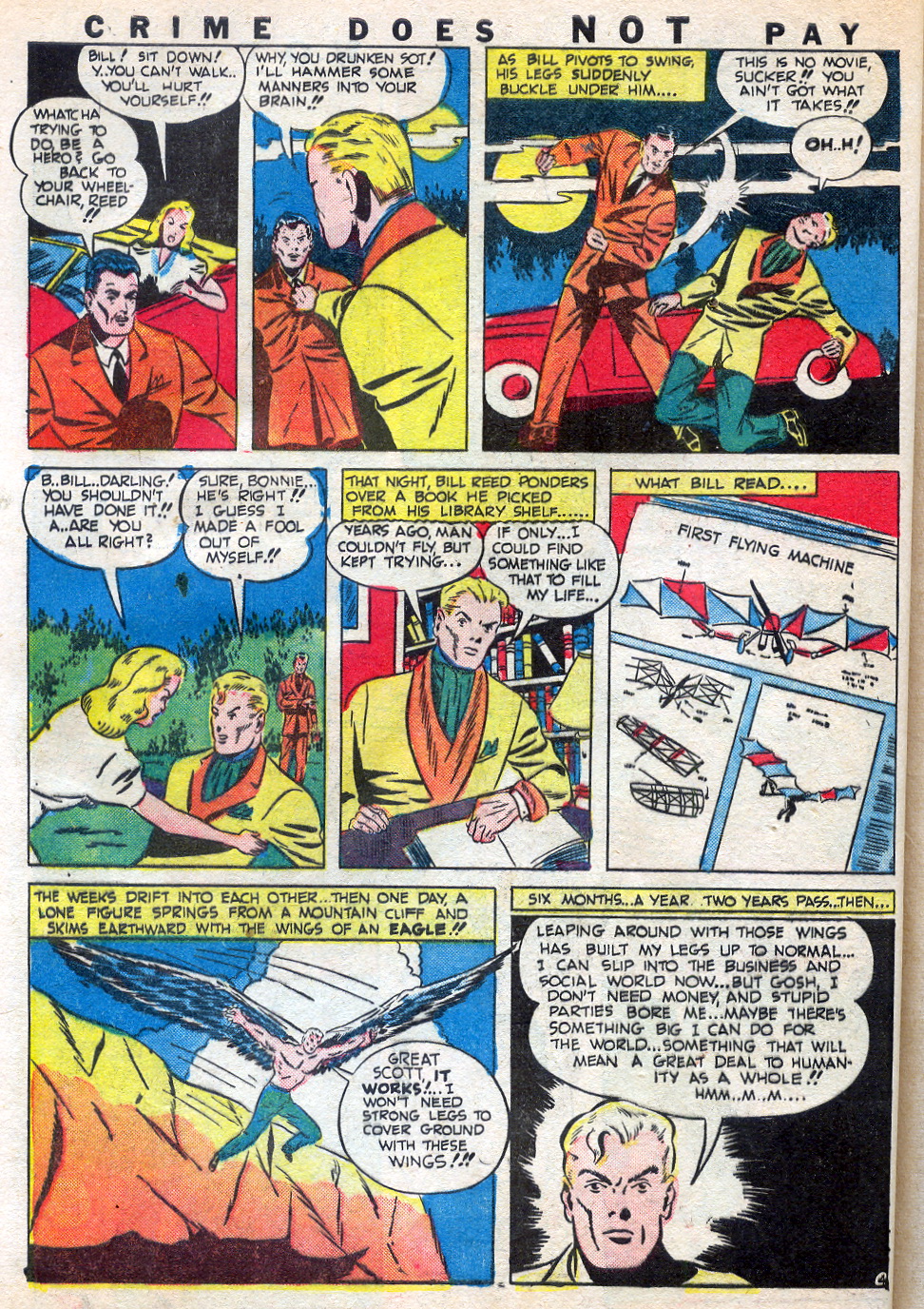 Crime Does Not Pay #22 (Lev Gleason), page 60. Public domain (US).